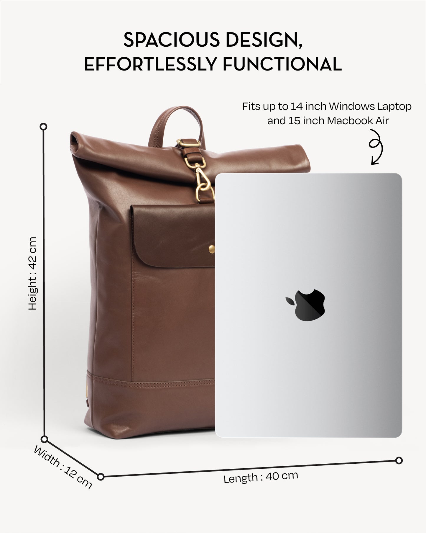 Berlin Backpack - Chestnut Brown