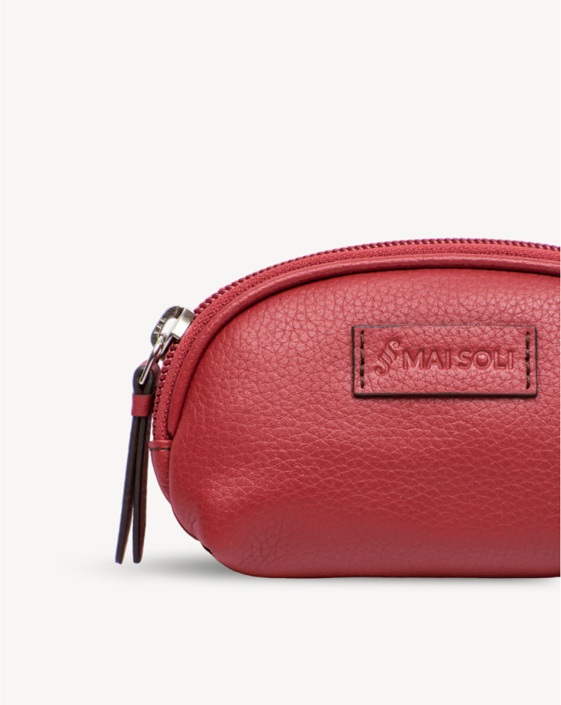 Dome Small Key Pouch - Red