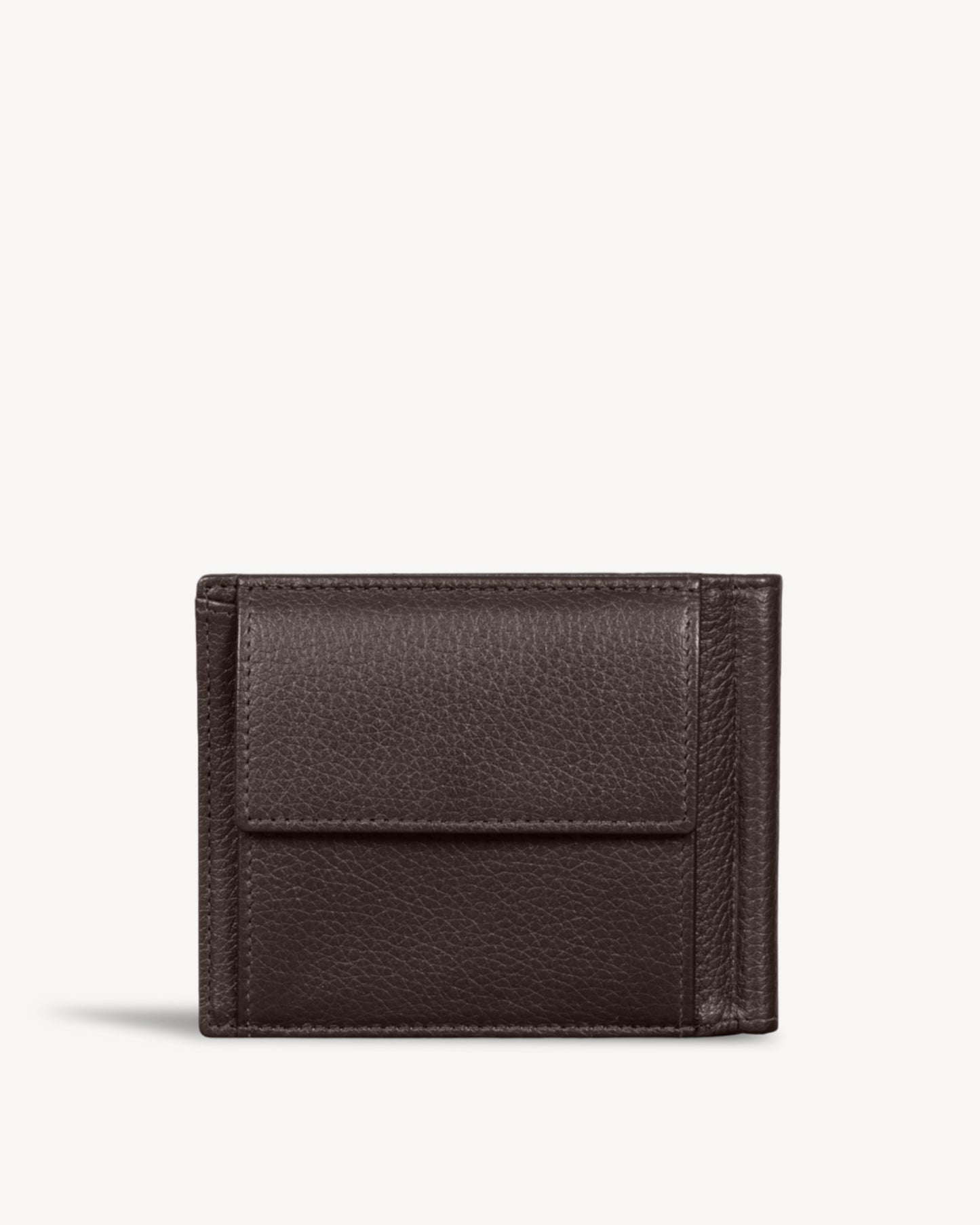 Dollaro RFID Protected Money Clip Wallet And Card Holder - Brown