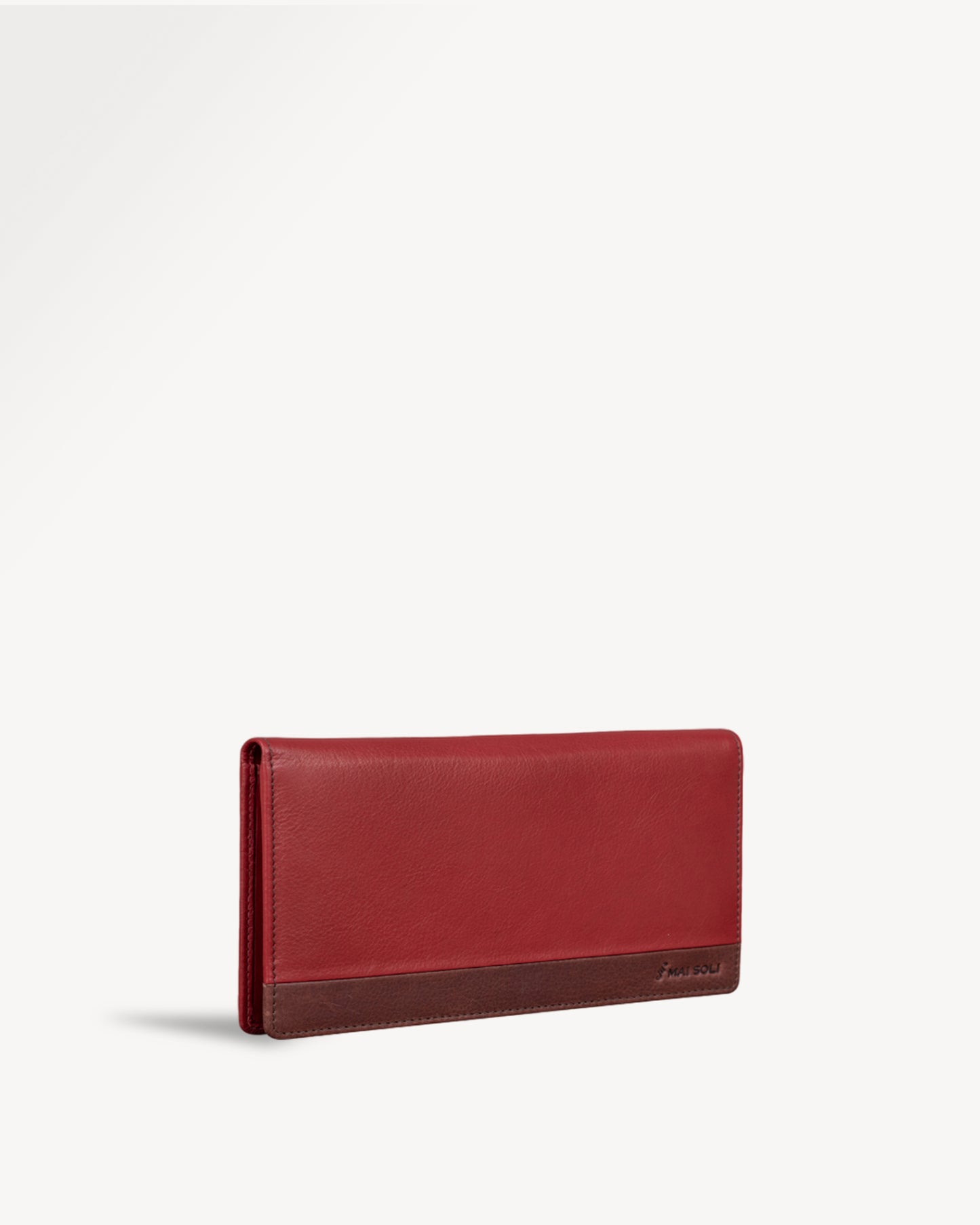 Antique Carry All Travel Wallet- Red