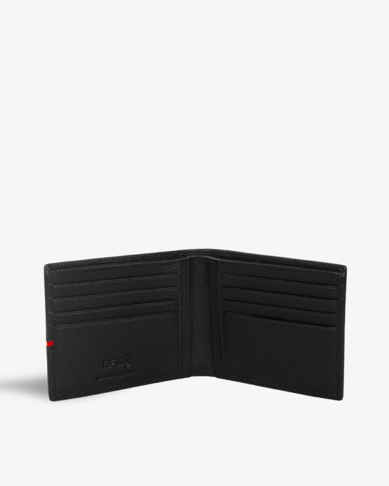 Astro RFID Protected Bifold Wallet - Black Red