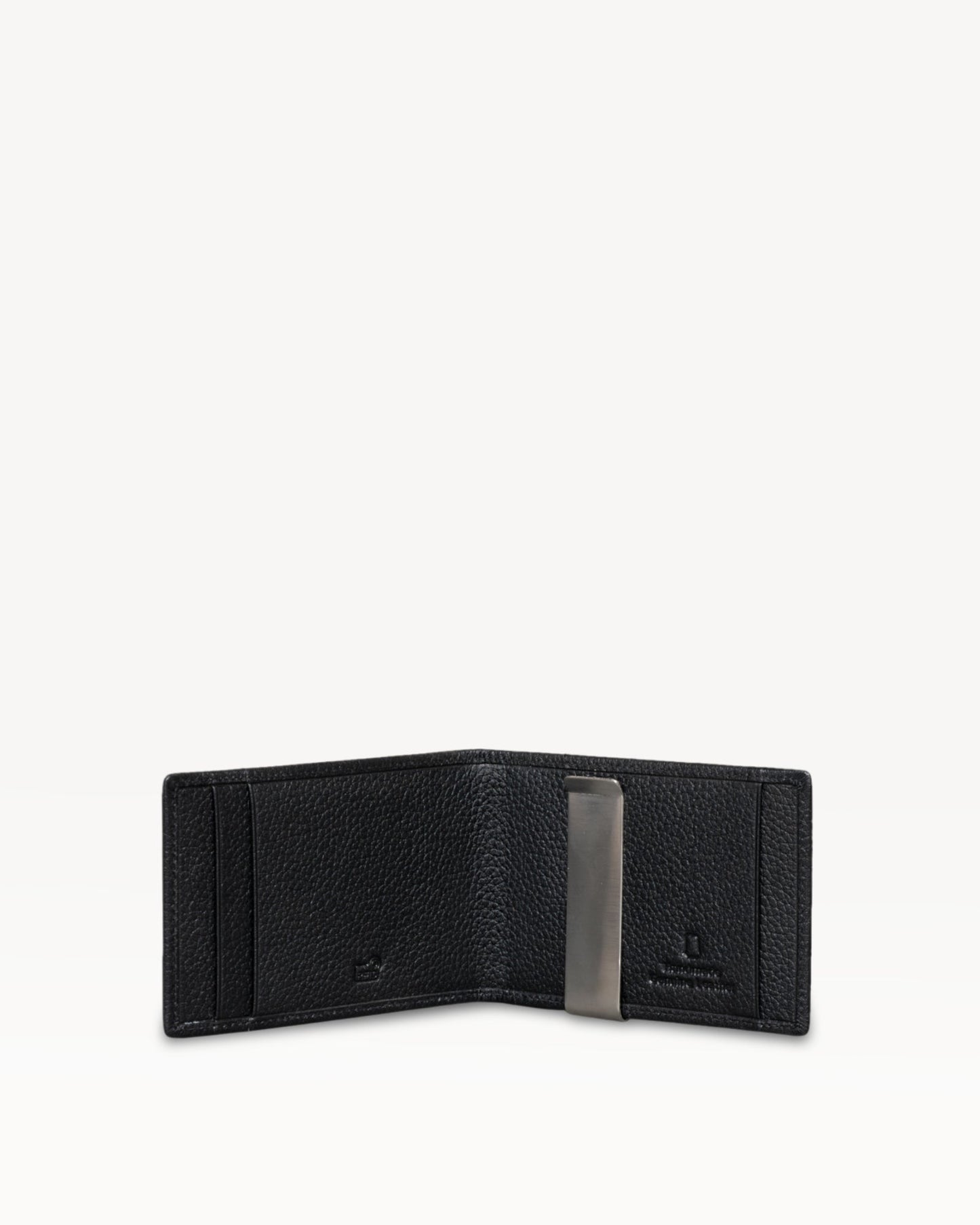 Dollaro RFID Protected Money Clip Wallet - Black