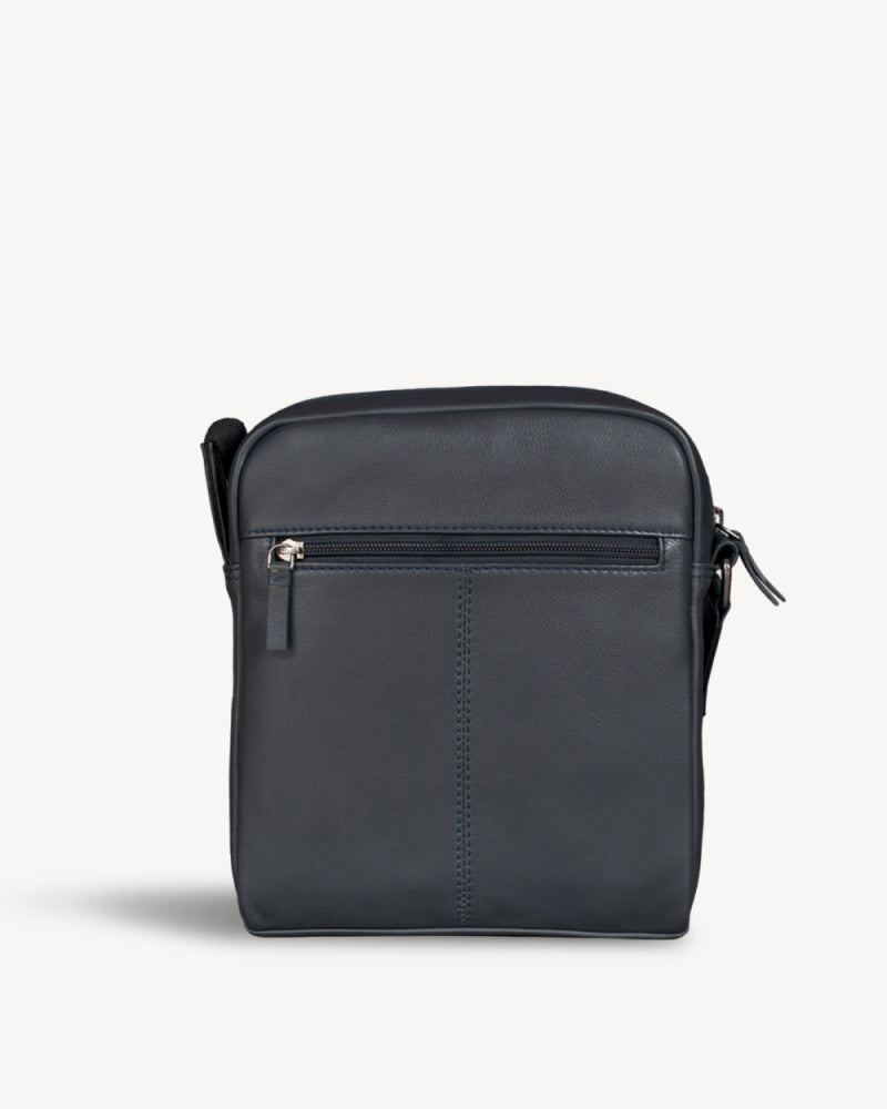 Biker Cross Body Bag - Navy