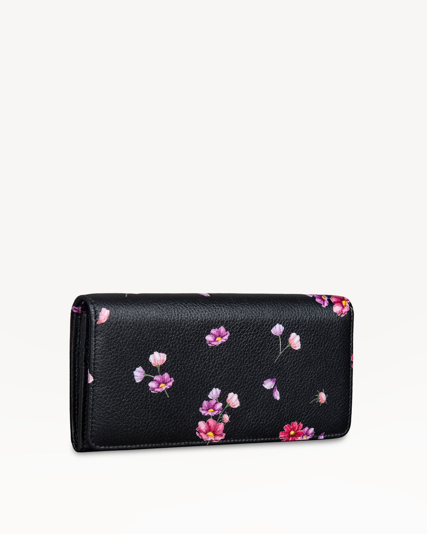 Cosmos Flap Wallet - Black
