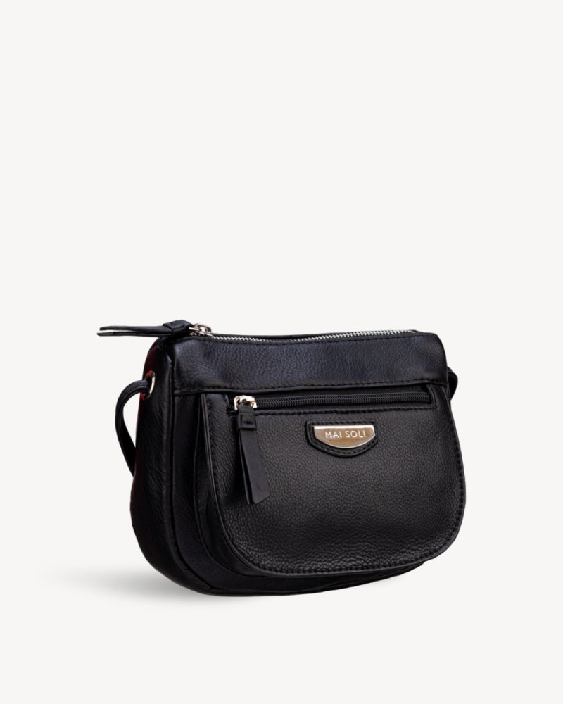 Roma Crossbody Sling Bag - Black