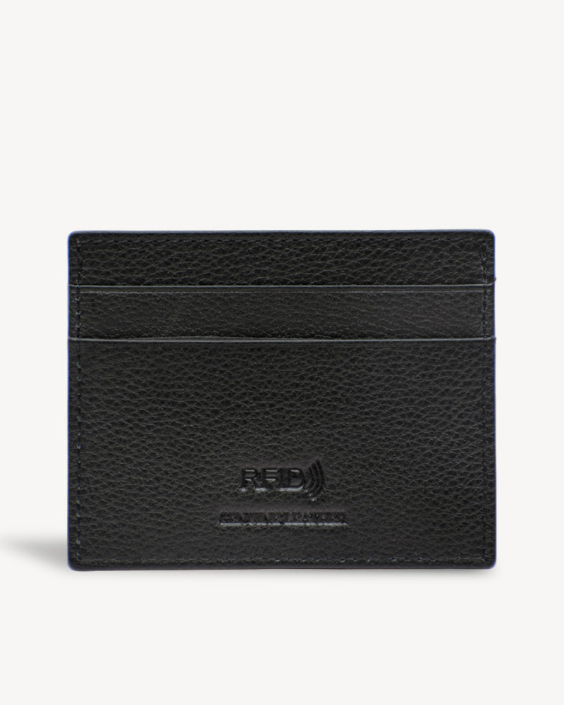 Neo Card Holder + Key Ring Gift Set - Black / Yellow