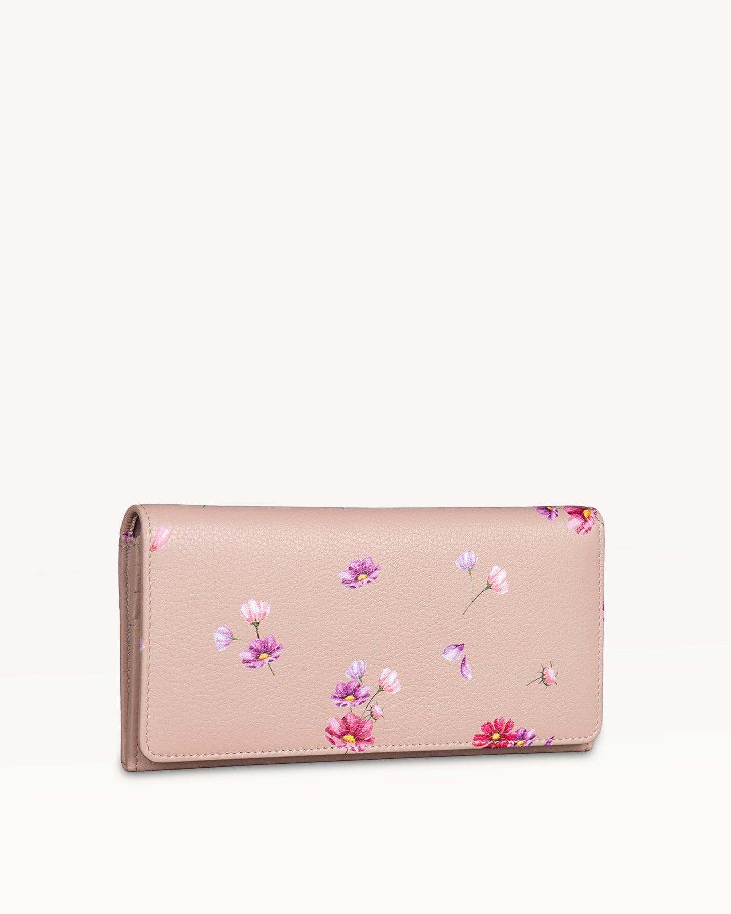 Cosmos Flap Wallet - Nude Pink