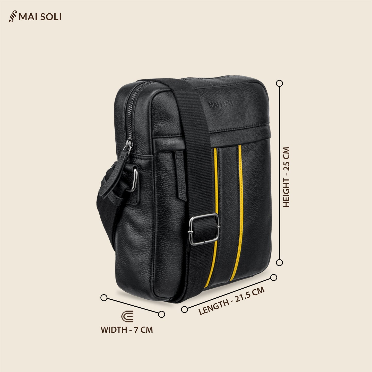 Boston Crossbody Bag - Black