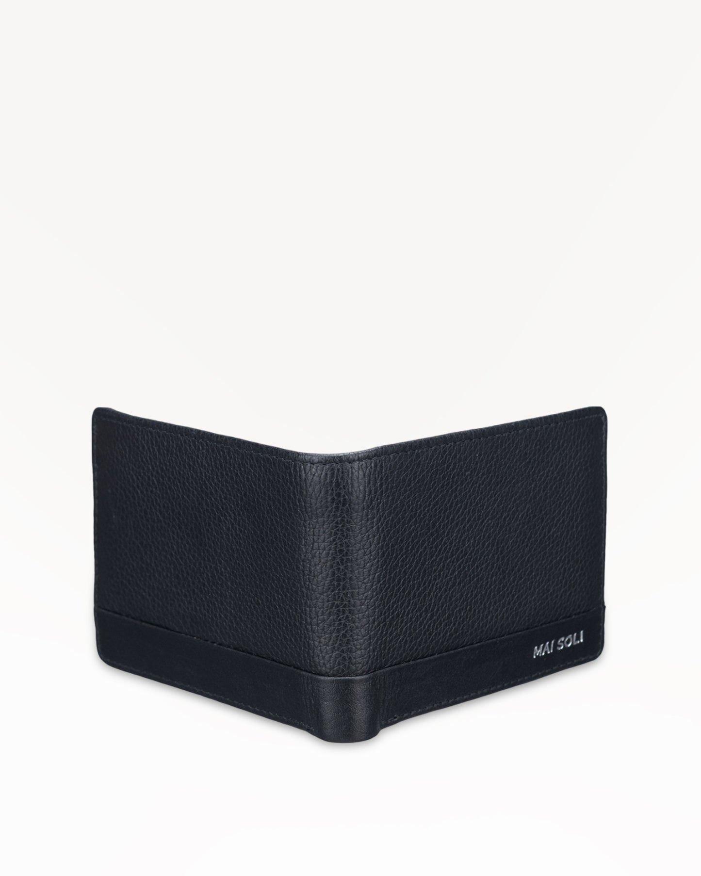 Pilot Bi-fold Leather Men's Wallet with Classy Gift Box & 8 Credit Card Holder- Black