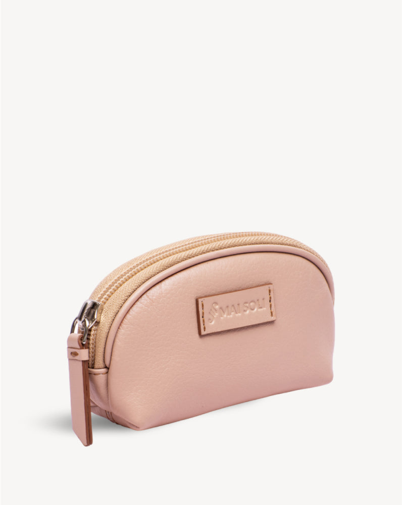 Dome Small Key Pouch - Nude Pink