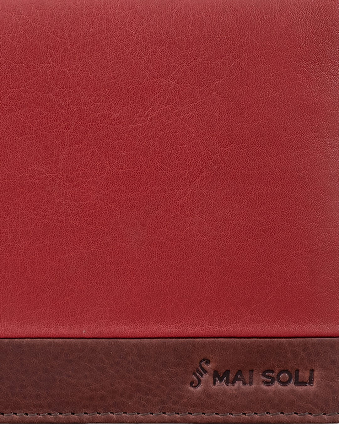 Antique Carry All Travel Wallet- Red
