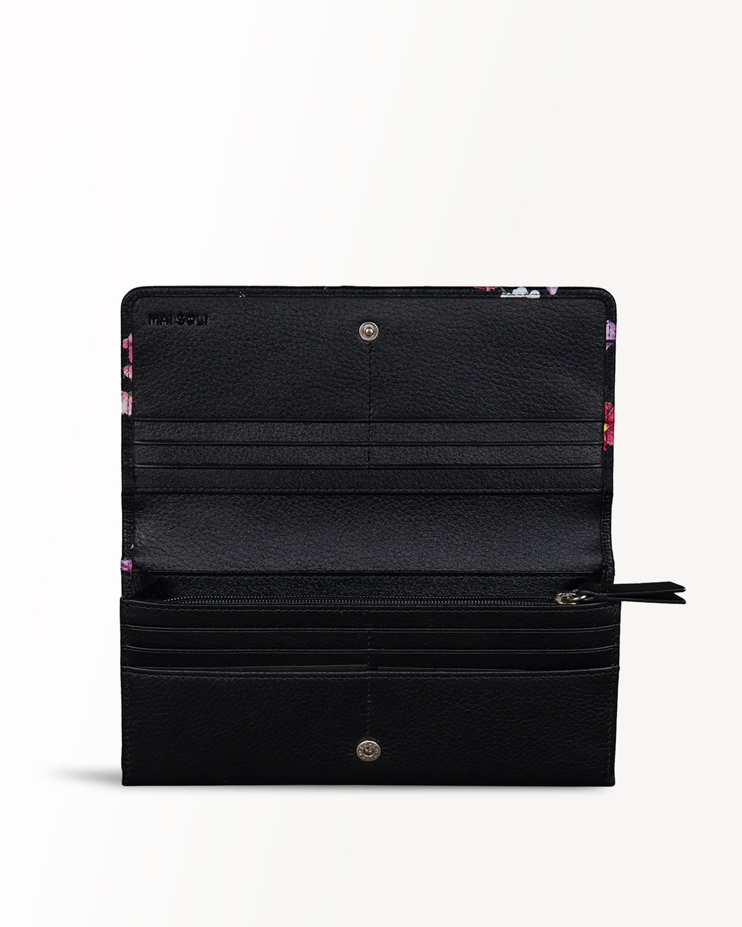 Cosmos Flap Wallet - Black