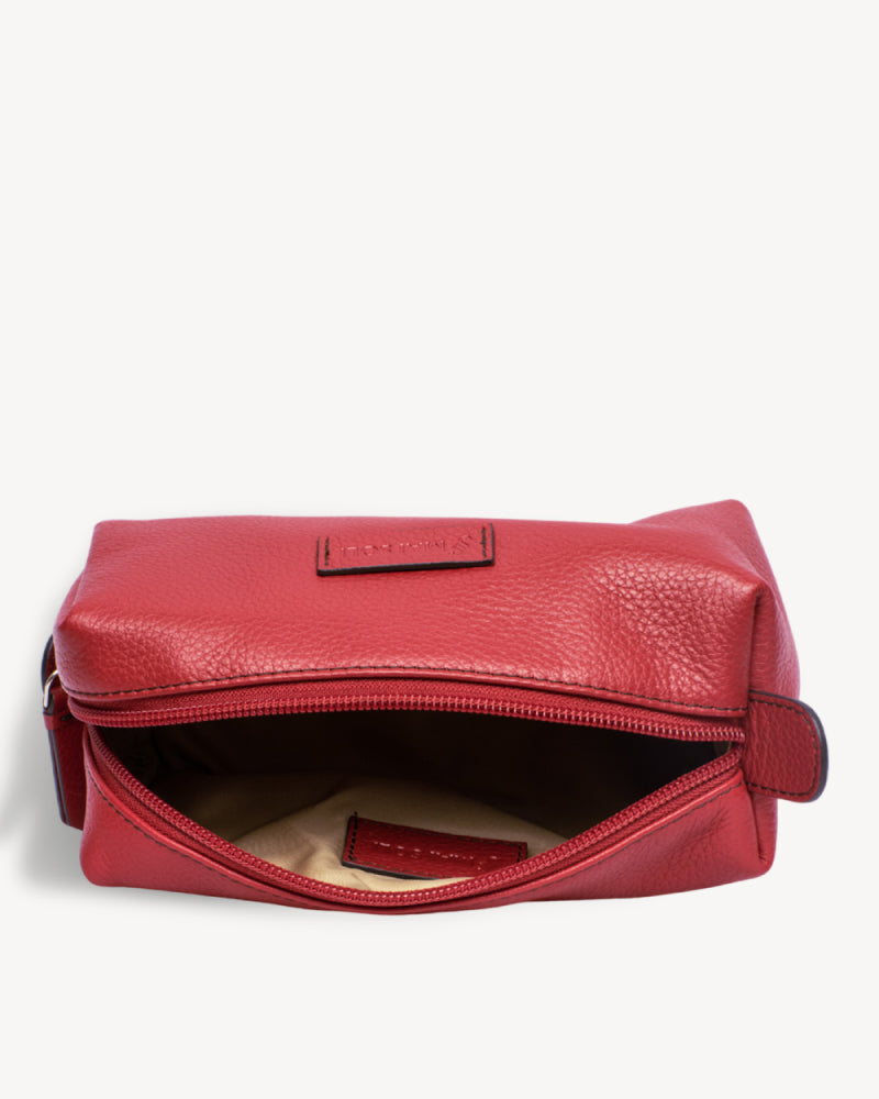 London Cosmetic Case - Red