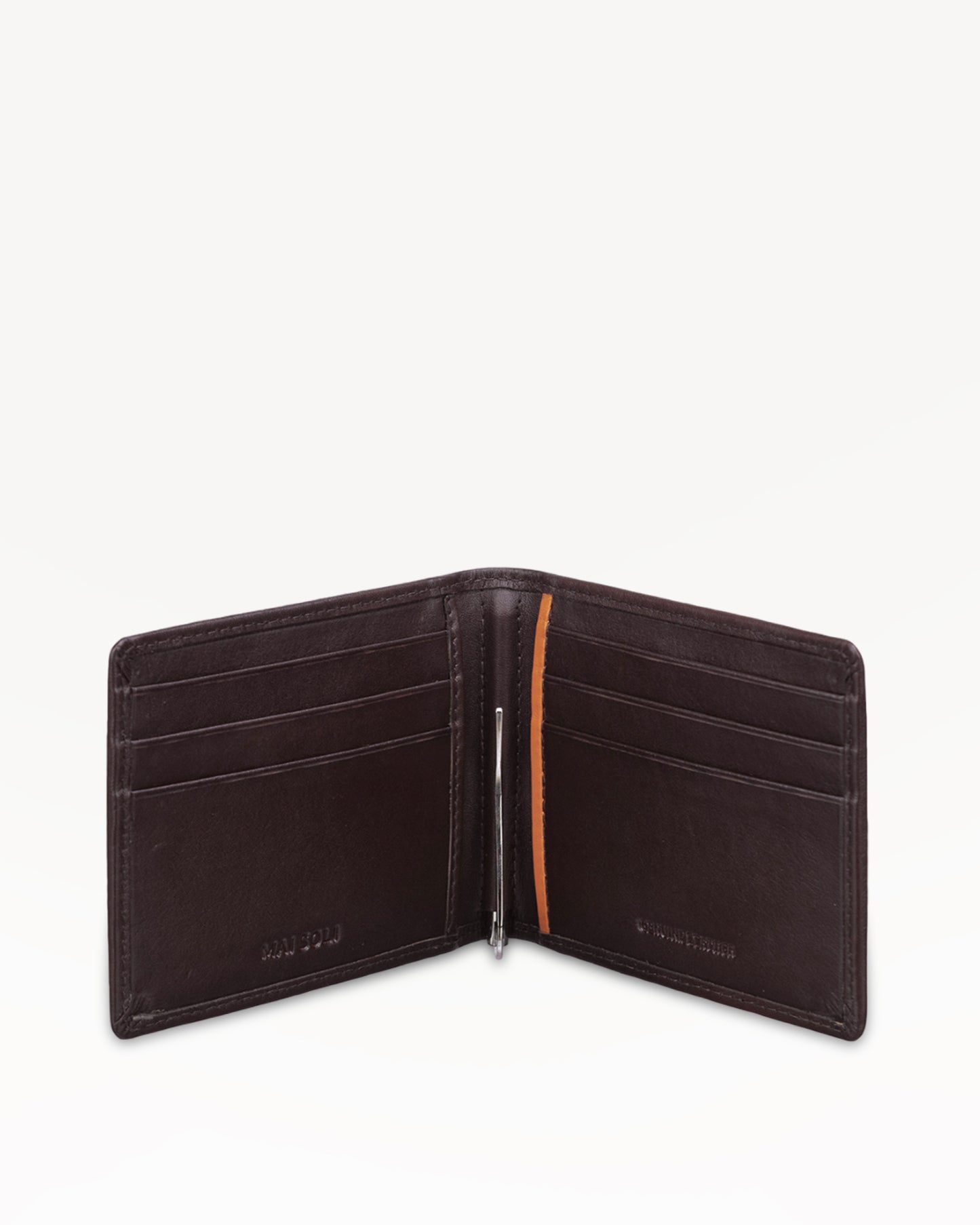 Elegance Money Clip Wallet - Brown