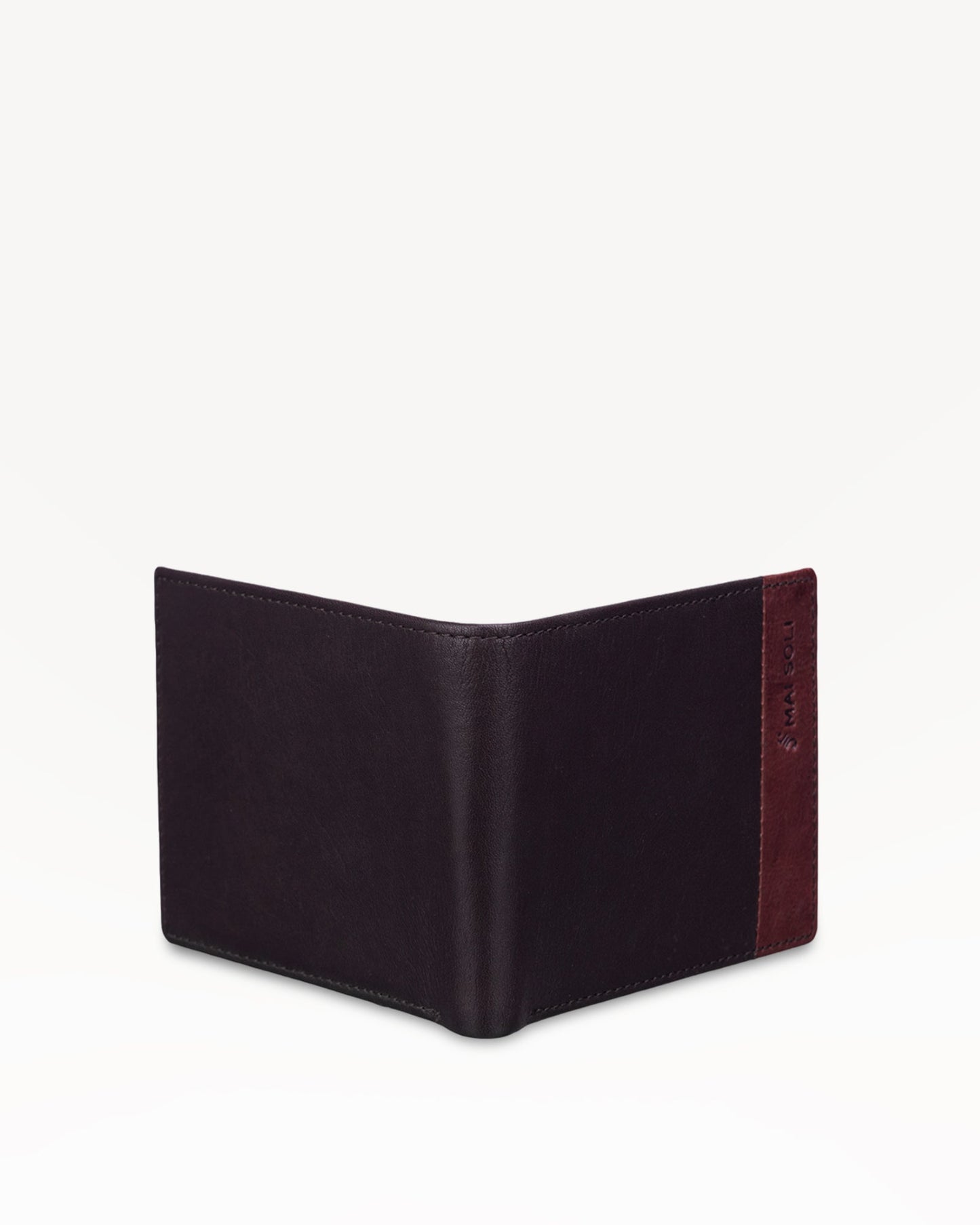Antique Money Clip Wallet - Brown