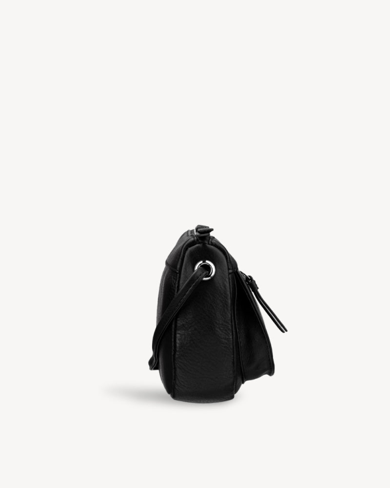 Roma Crossbody Sling Bag - Black