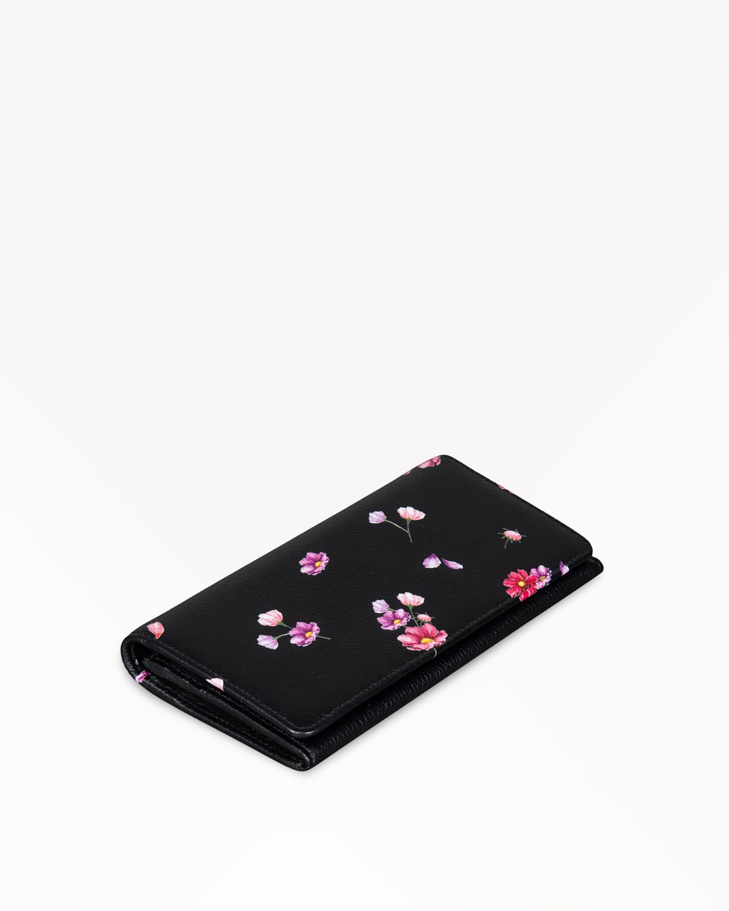Cosmos Flap Wallet - Black