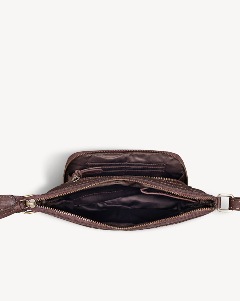 Ranch Crossbody Sling Bag - Brown