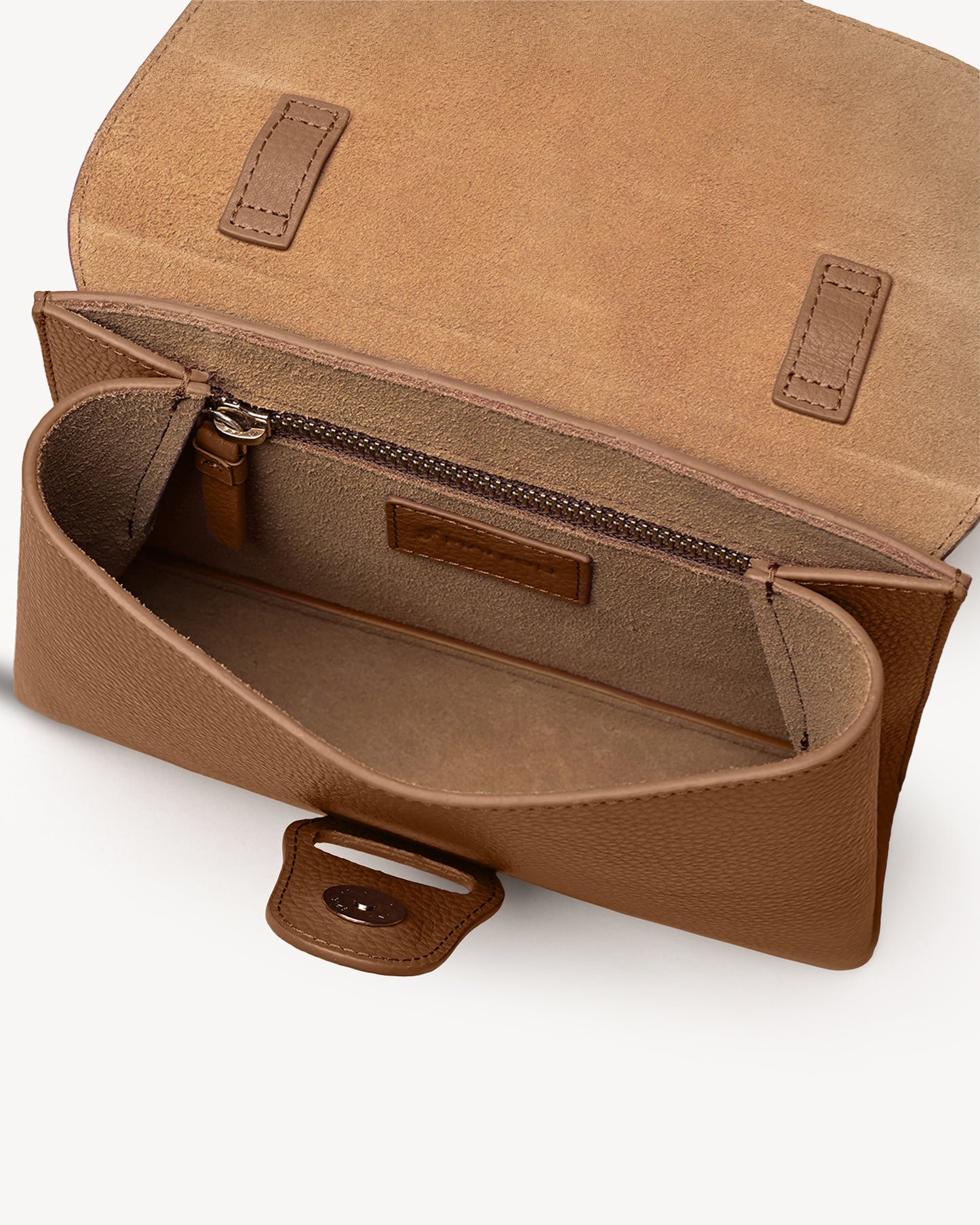 Claire Mini Envelope Clutch - Hazelnut
