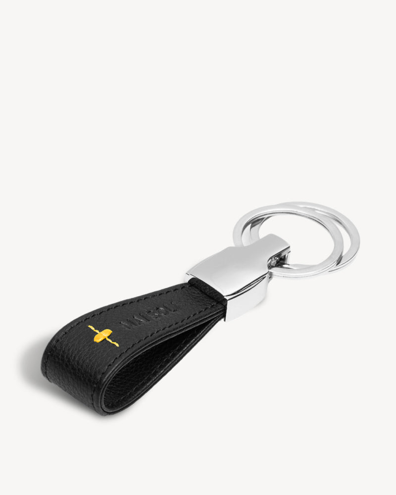 Neo Card Holder + Key Ring Gift Set - Black / Yellow