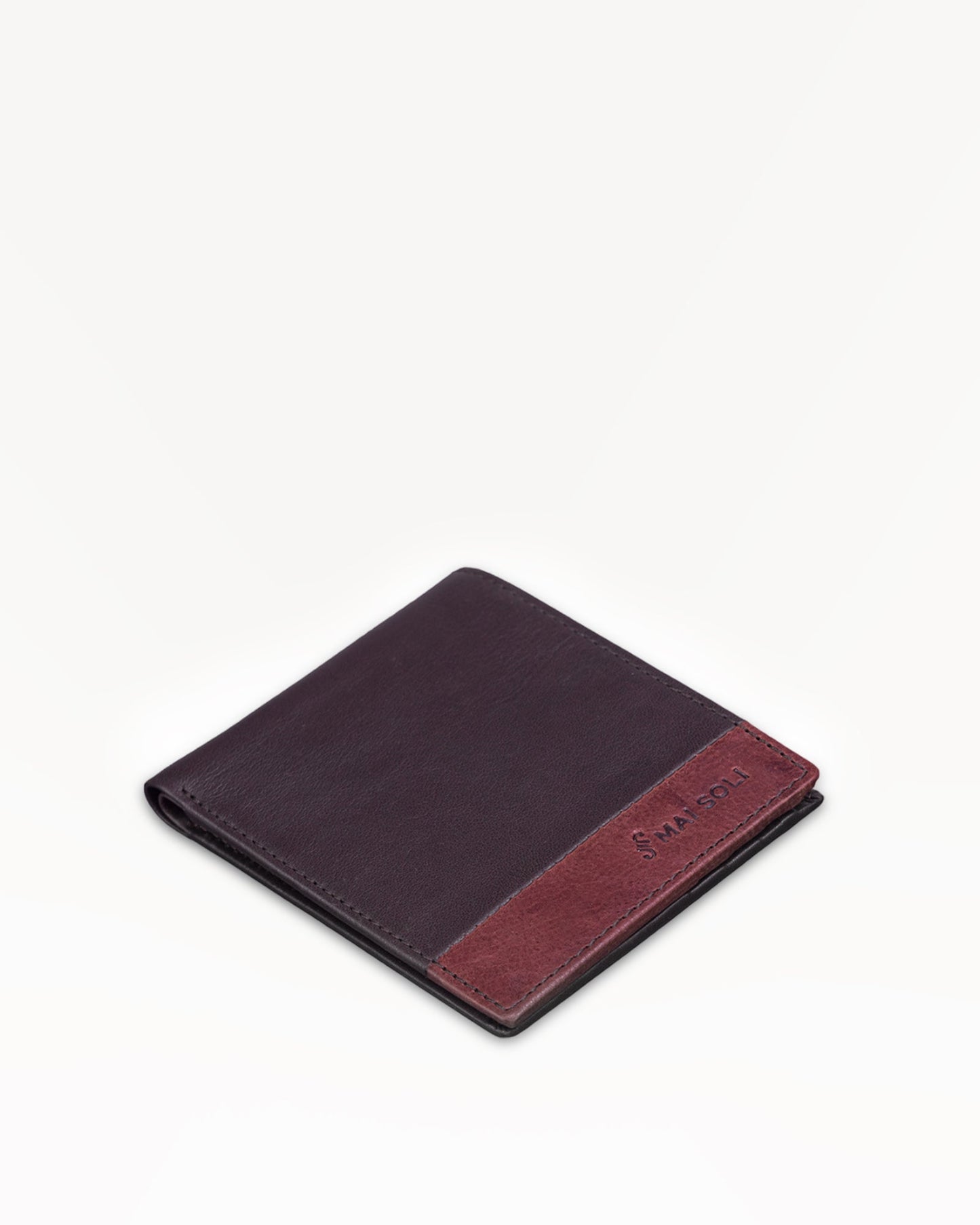 Antique Money Clip Wallet - Brown