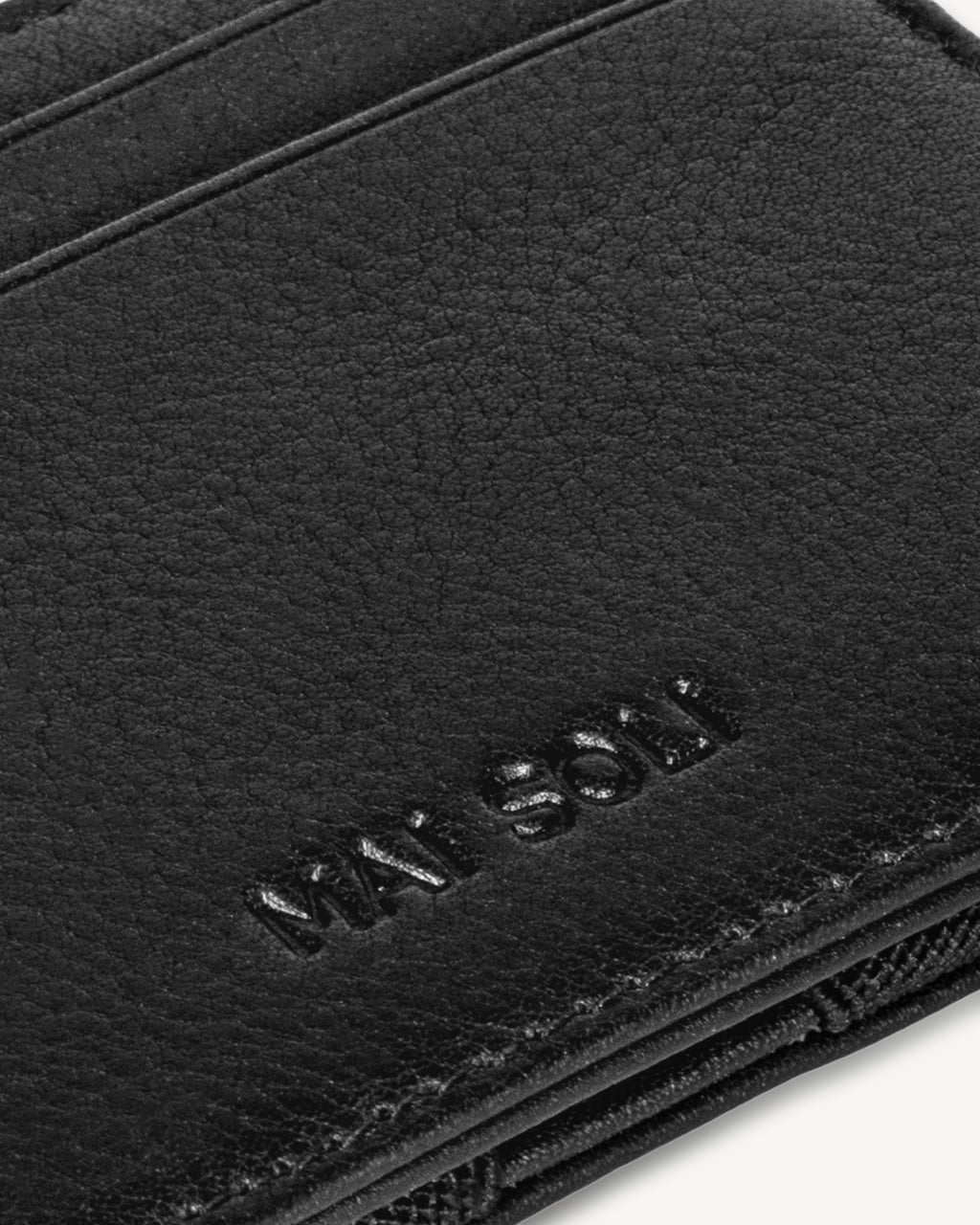 Vintage Leather Magic Wallet- Black
