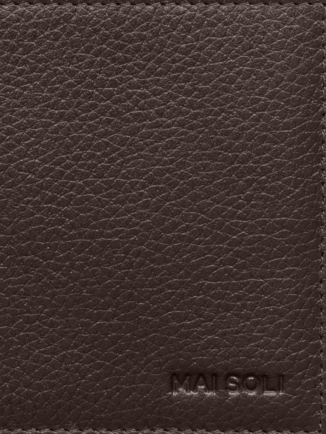 Dollaro RFID Protected Money Clip Wallet And Card Holder - Brown