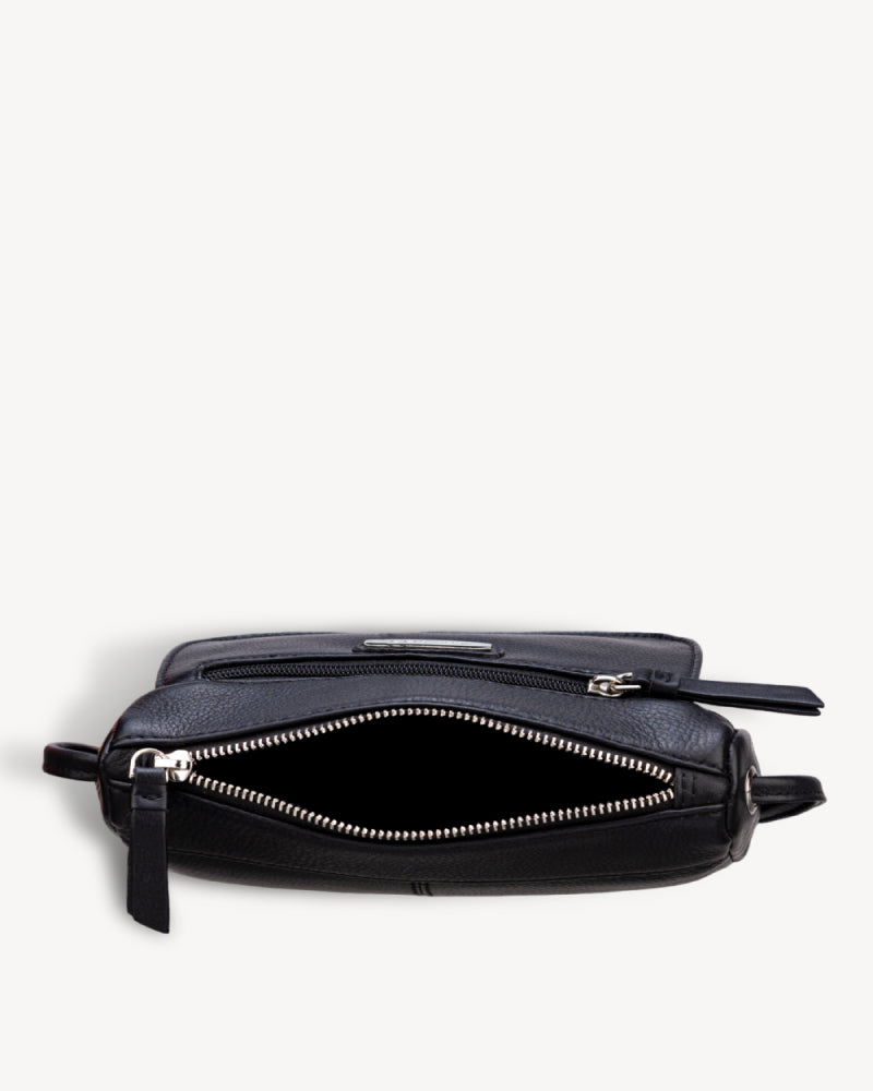 Roma Crossbody Sling Bag - Black