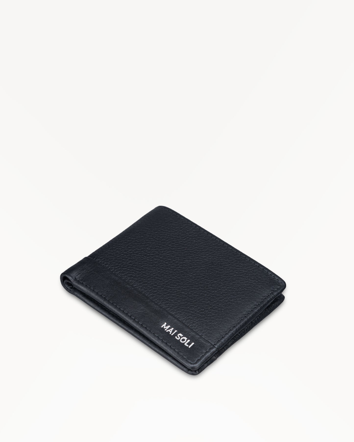 Pilot Bi-fold Leather Men's Wallet with Classy Gift Box & 8 Credit Card Holder- Black