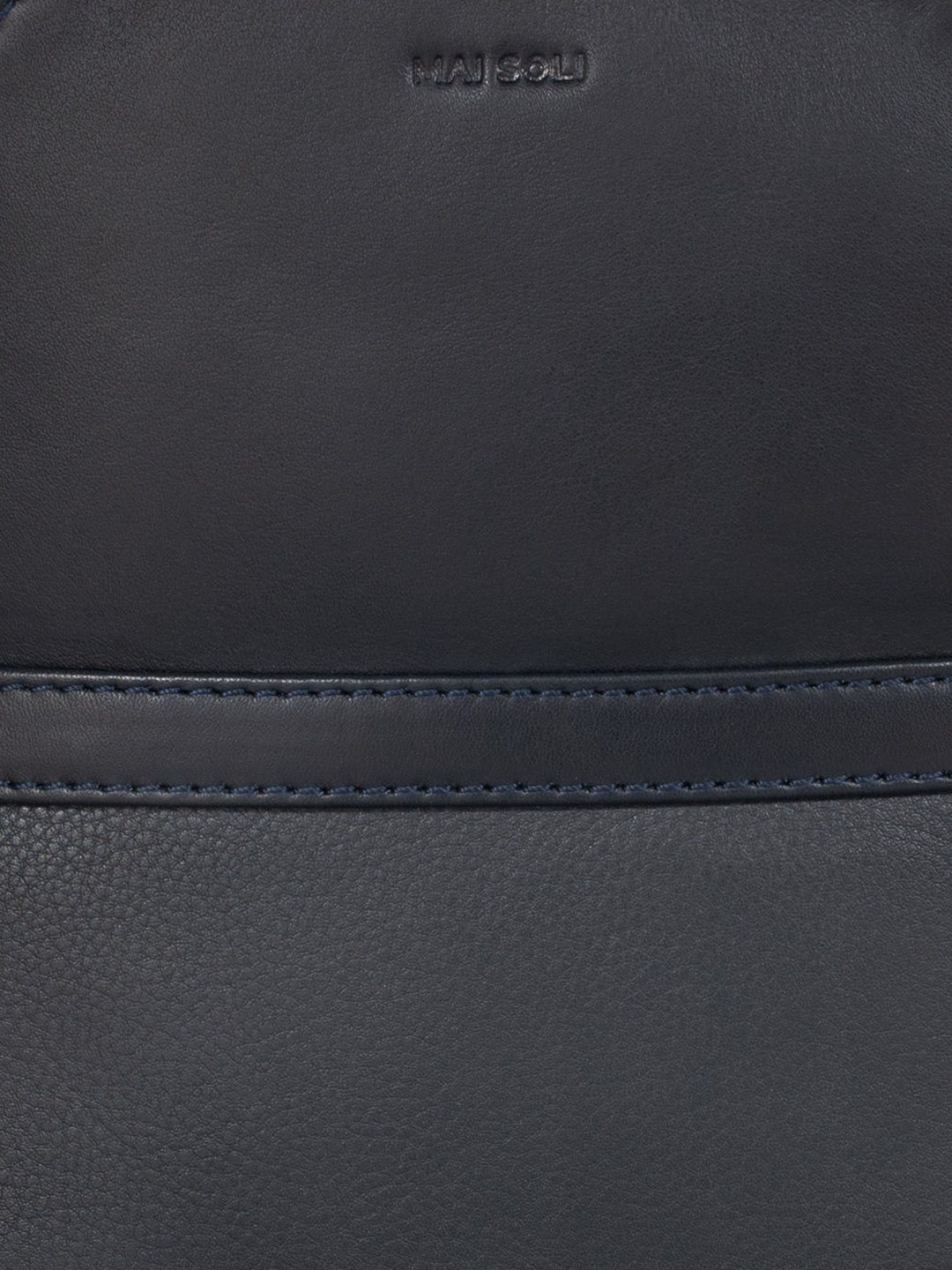 Biker Cross Body Bag - Navy