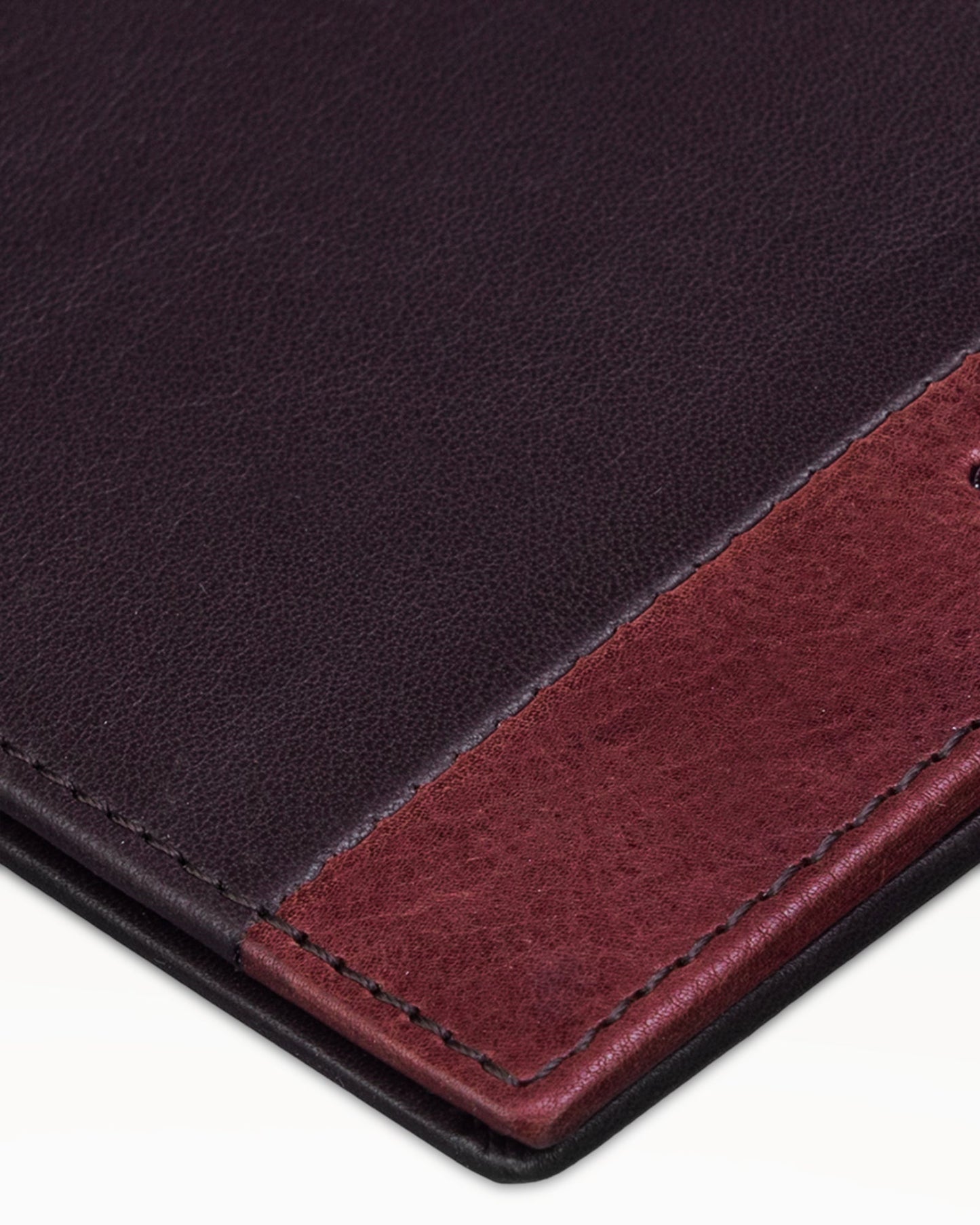 Antique Money Clip Wallet - Brown
