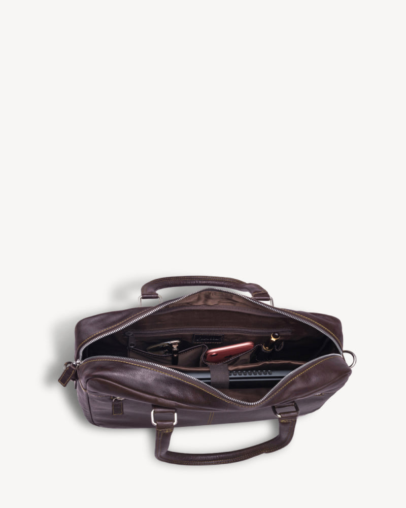 Bronco Laptop Bag - Brown
