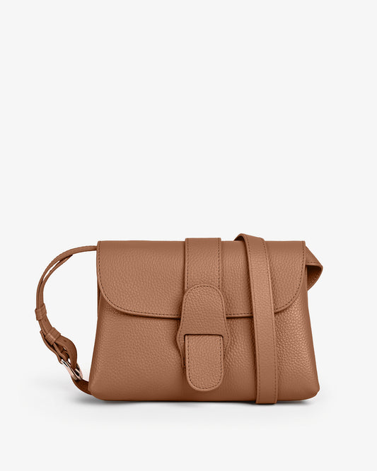 Claire Mini Envelope Clutch - Hazelnut