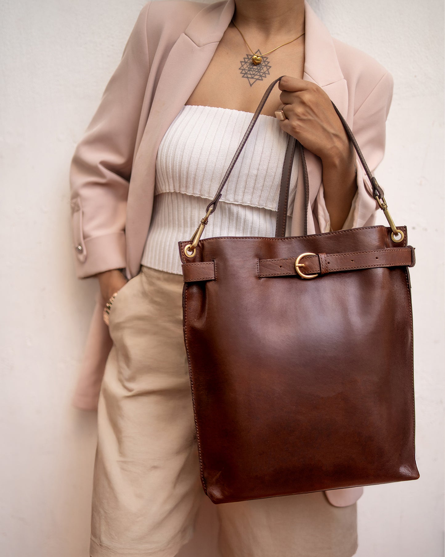 Santorini Backpack - Vintage Brown