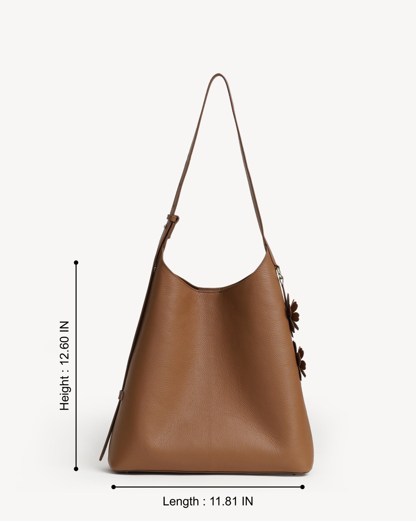 Daphne Bucket Tote Bag (Small) - Tobacco