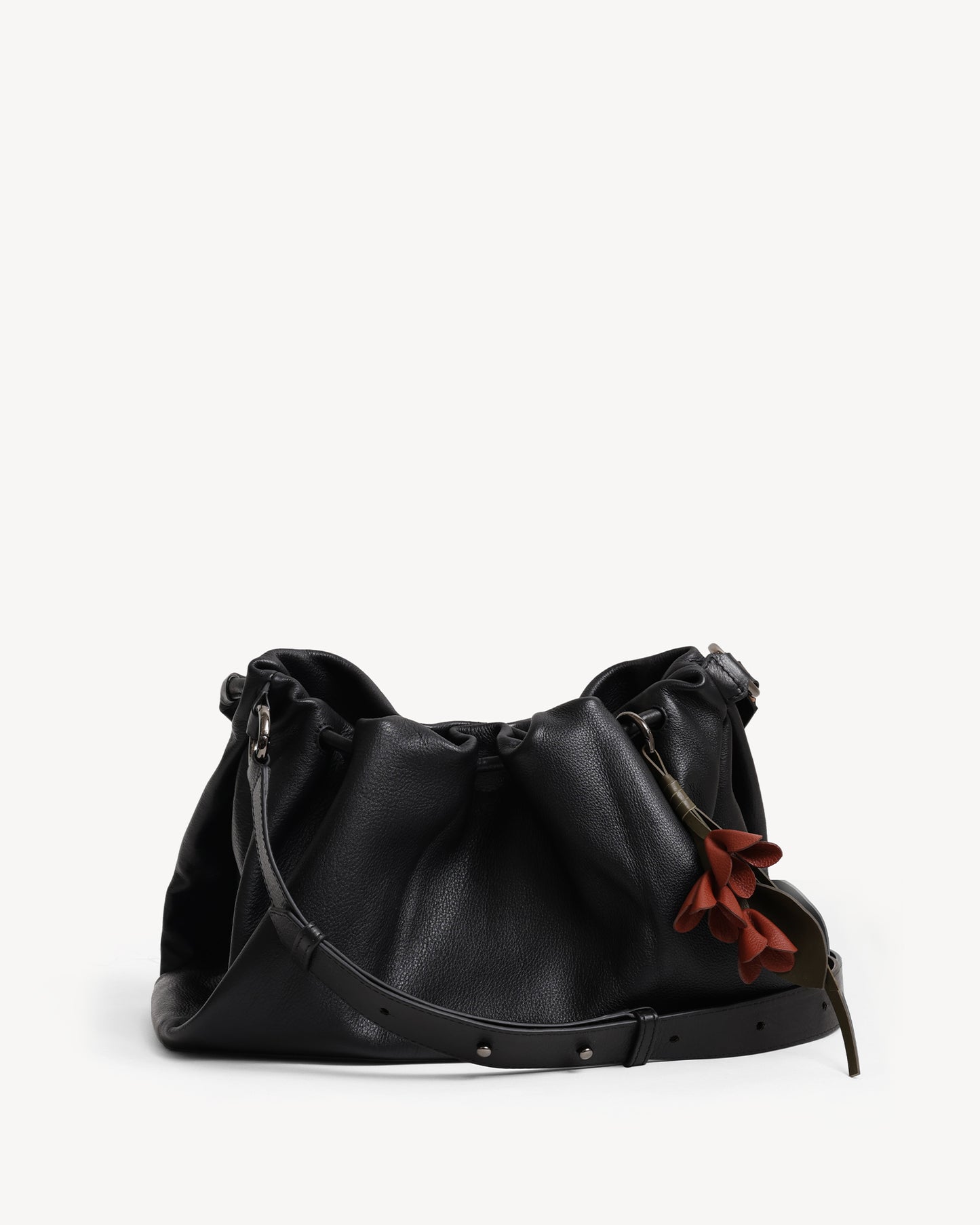 Cynthia Gather Handbag - Black