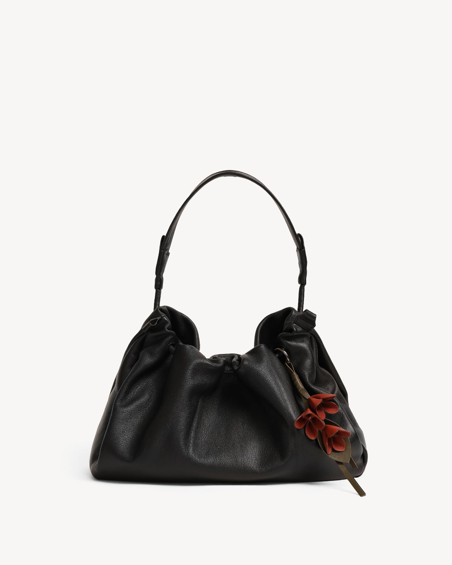 Cynthia Gather Handbag - Black