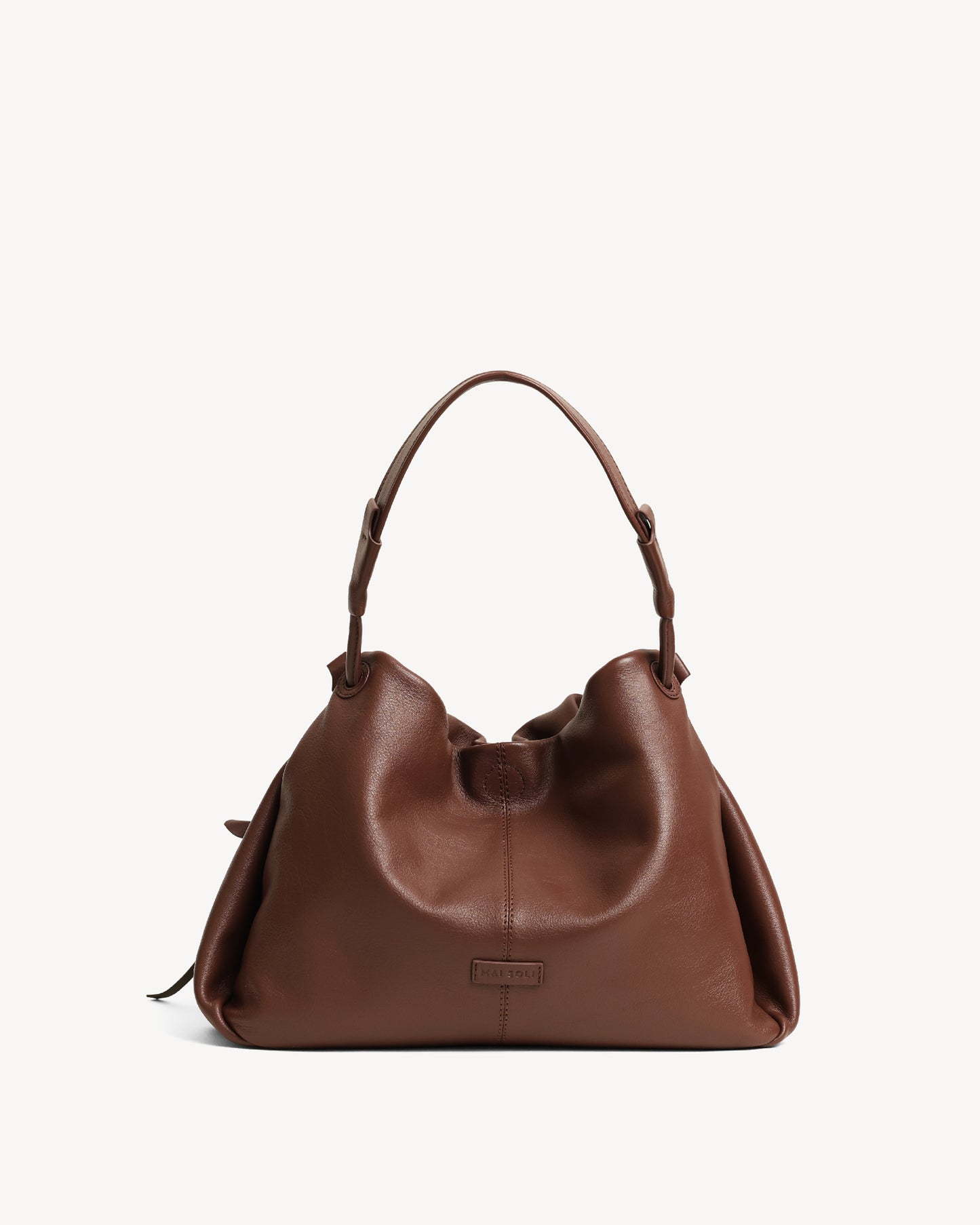 Cynthia Gather Handbag - Brown