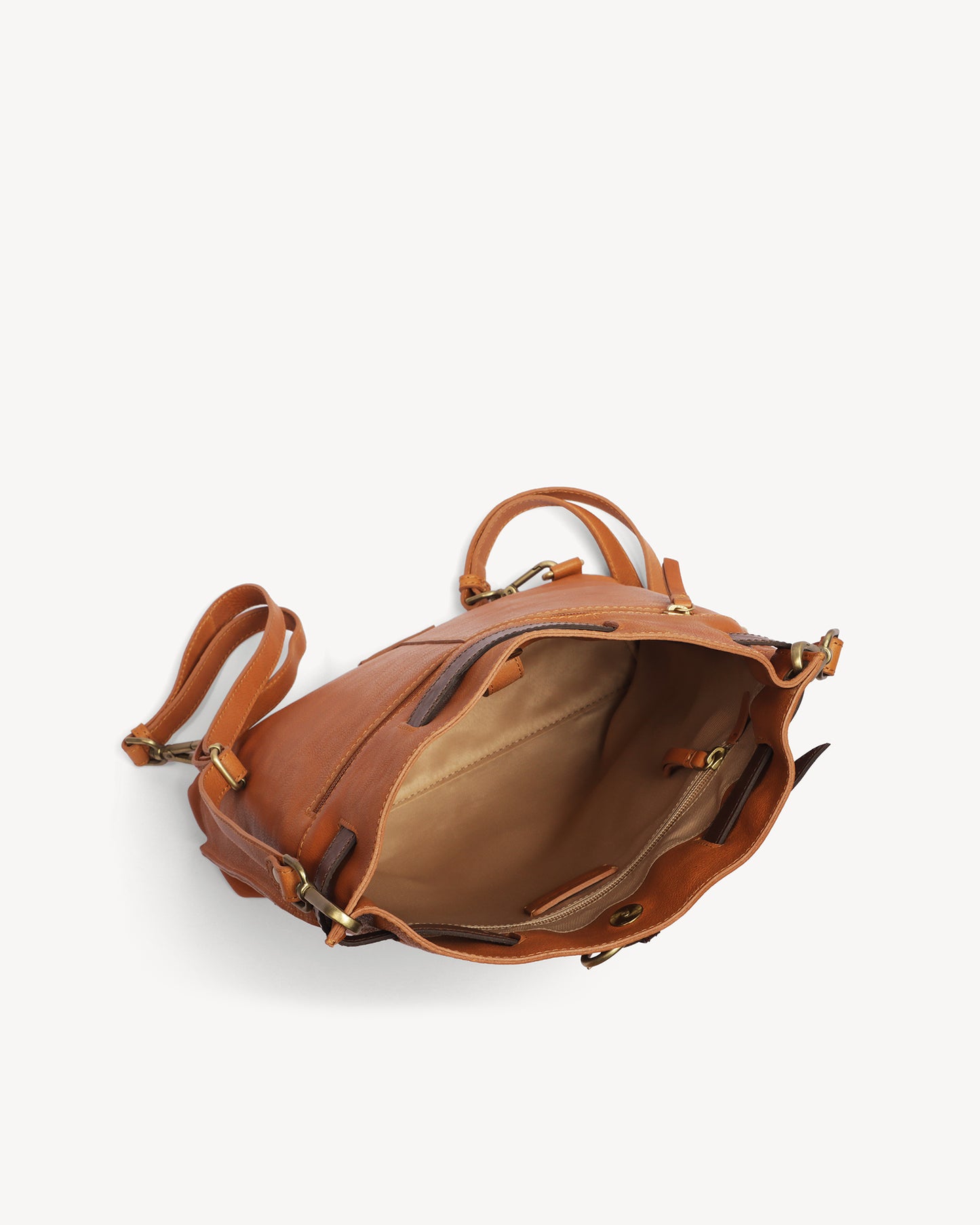 Santorini Backpack - Vintage Caramel
