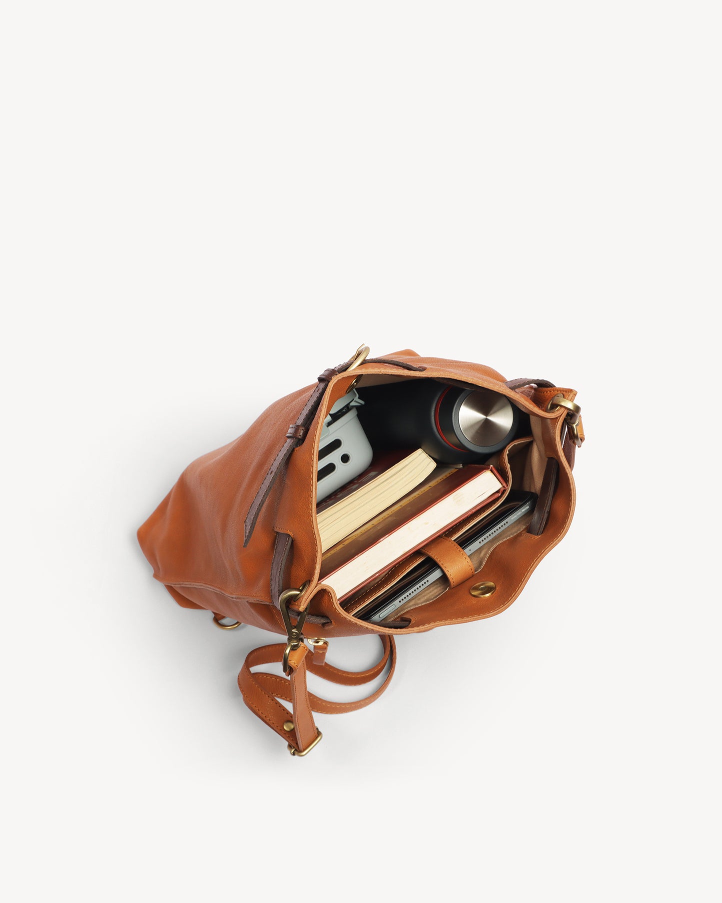 Santorini Backpack - Vintage Caramel