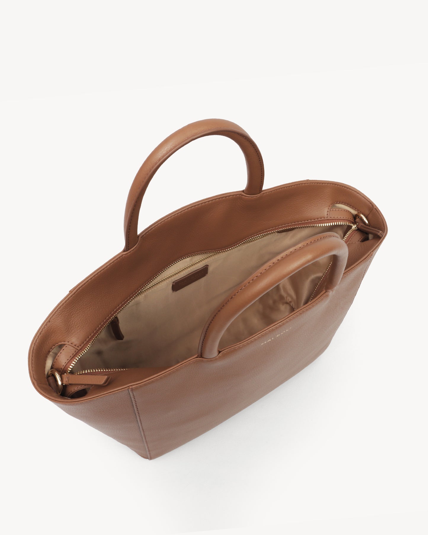 Riley Satchel Bag - Hazelnut