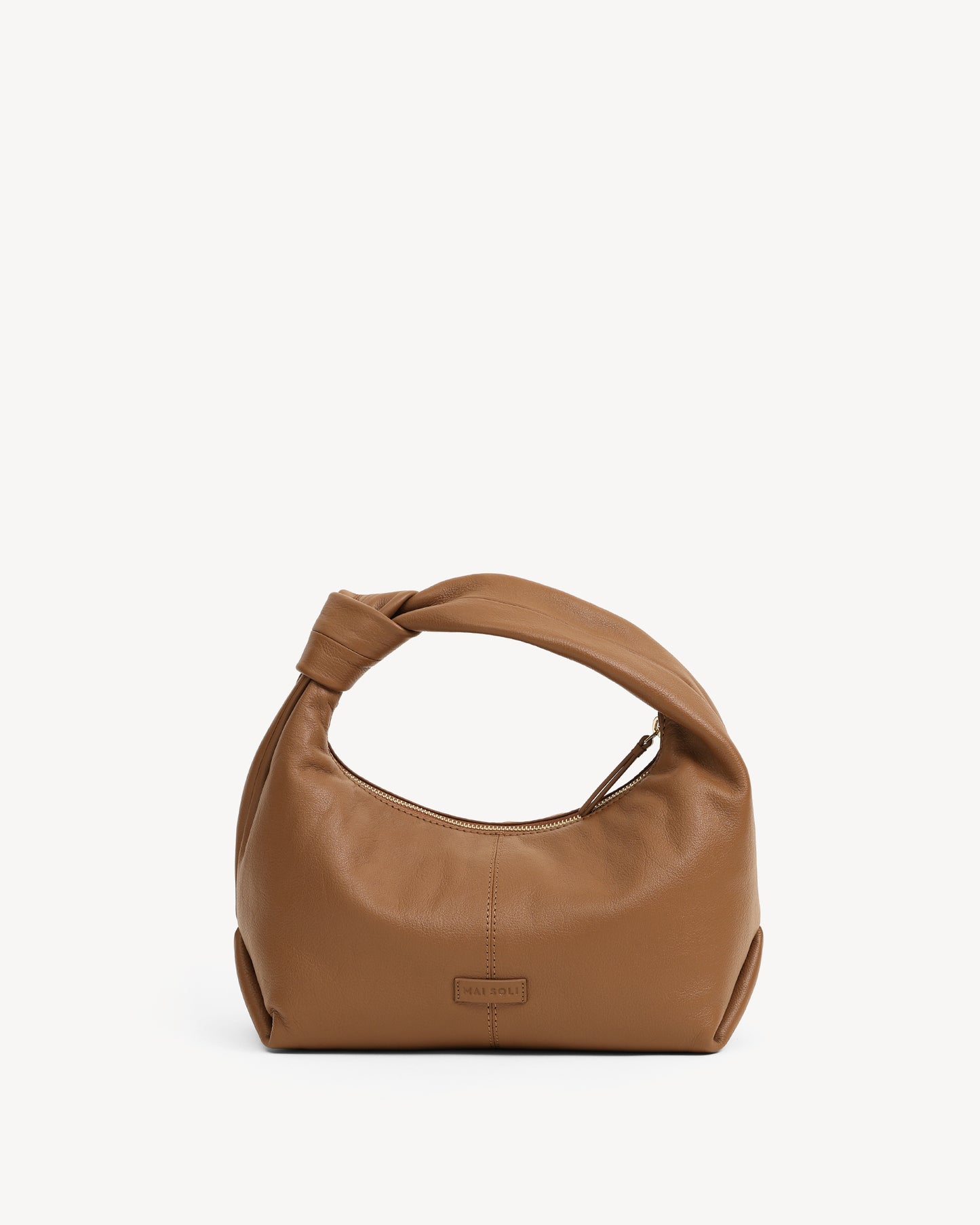 Diana Knotted Handbag - Tobacco