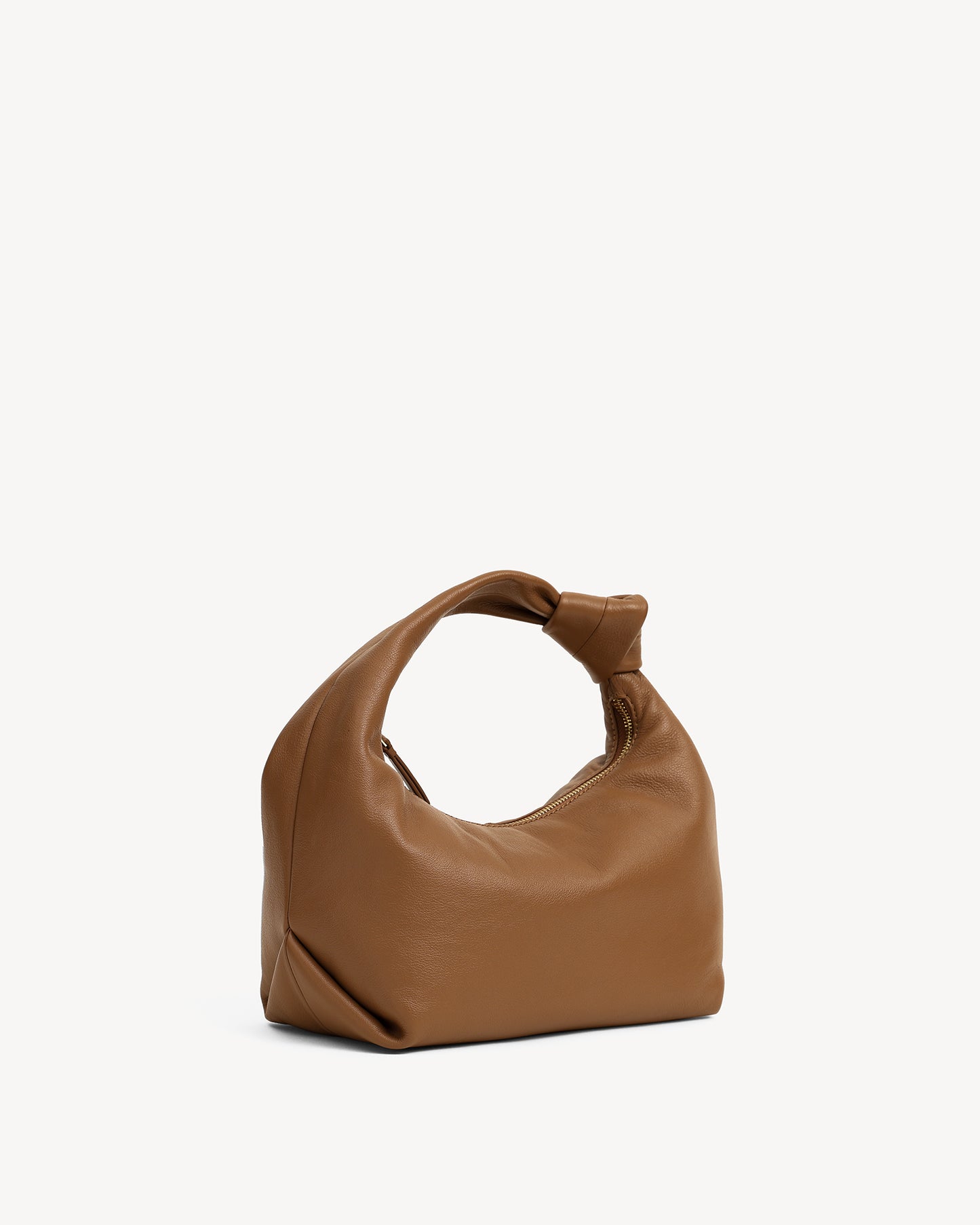 Diana Knotted Handbag - Tobacco
