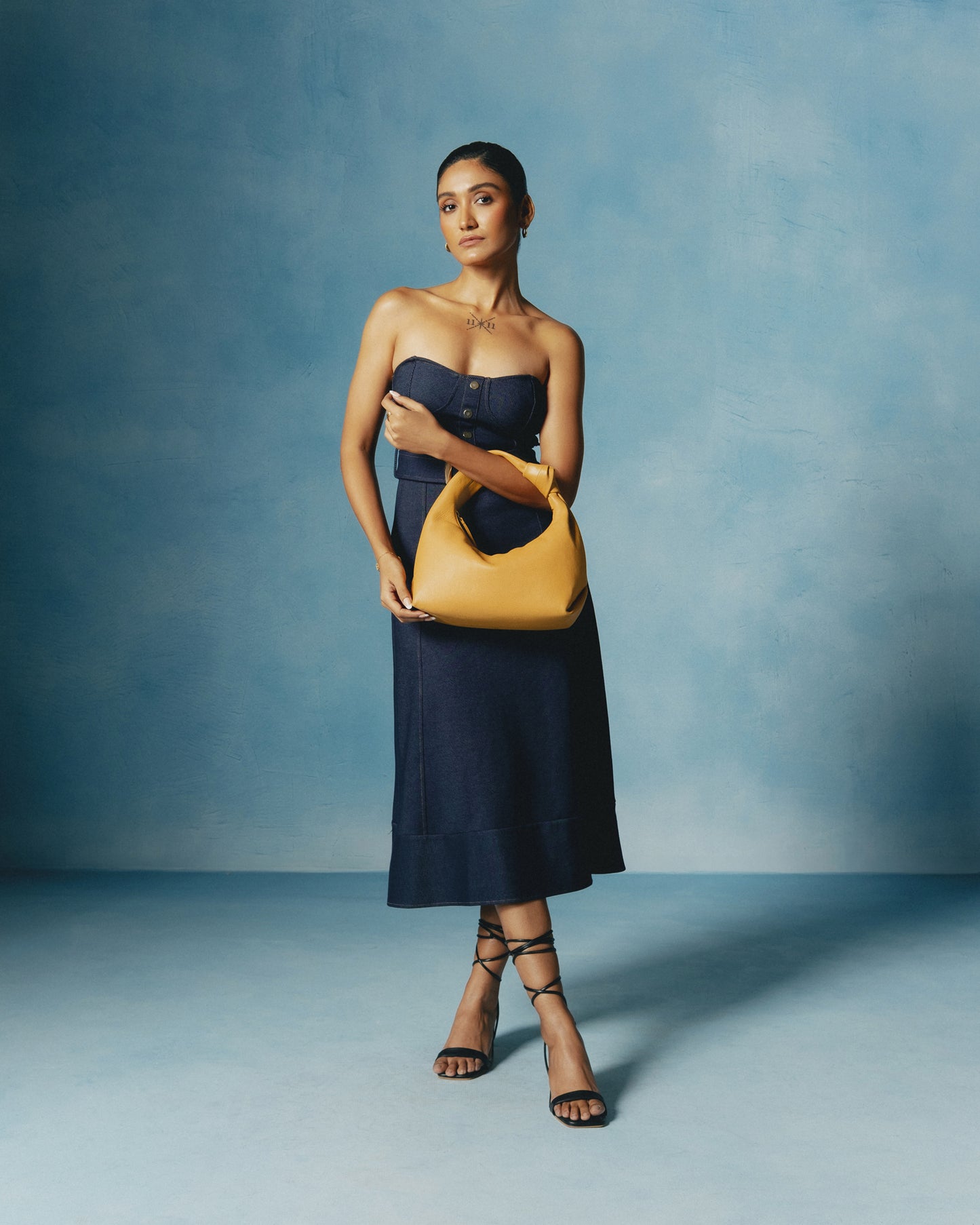 Diana Knotted Handbag - Tobacco