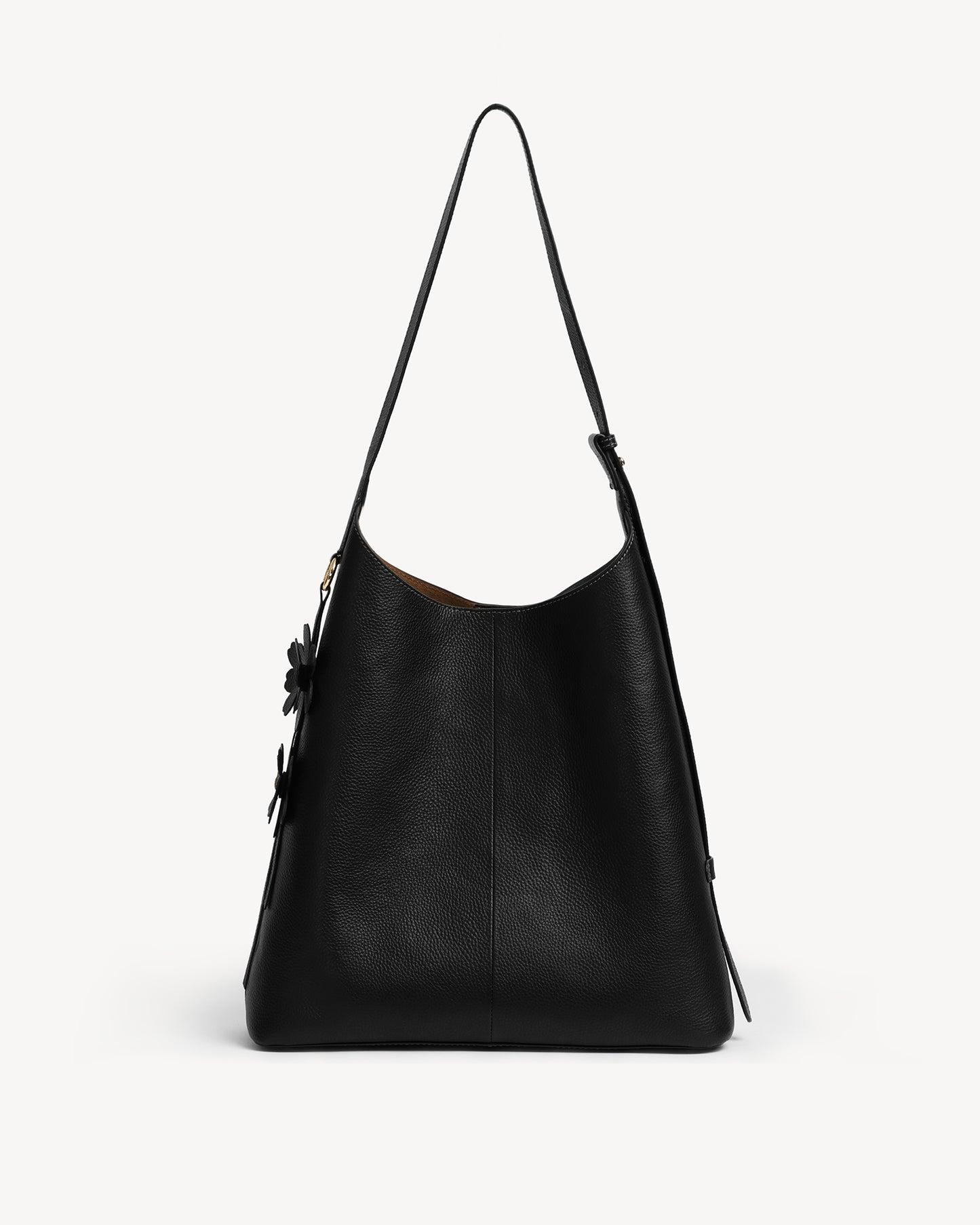 Daphne Bucket Tote Bag (Large) - Black (Fits 13” Laptop)