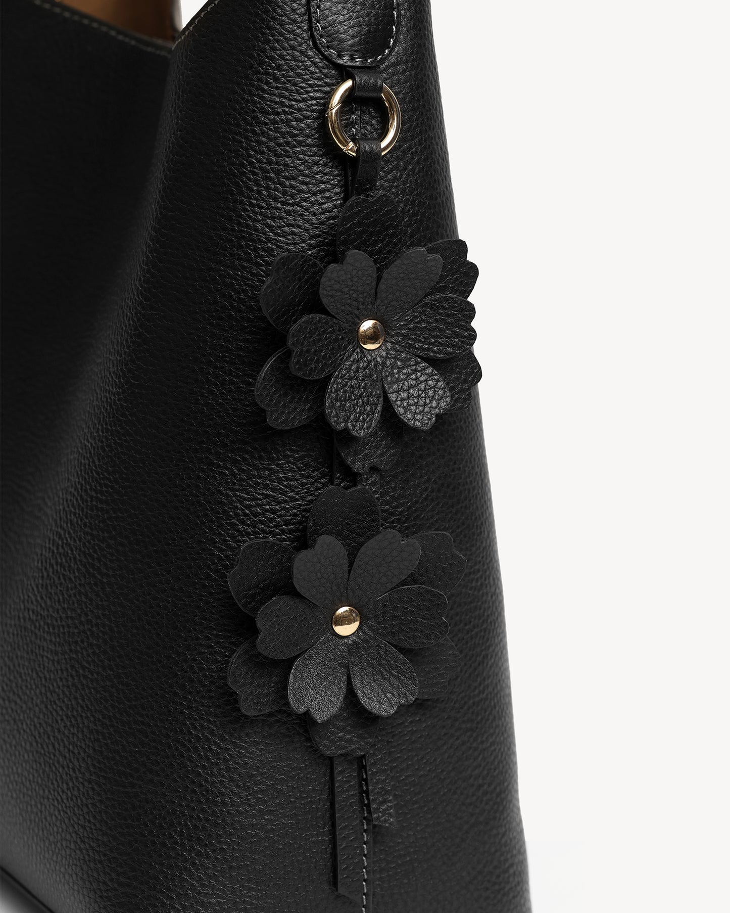 Daphne Bucket Tote Bag (Large) - Black (Fits 13” Laptop)