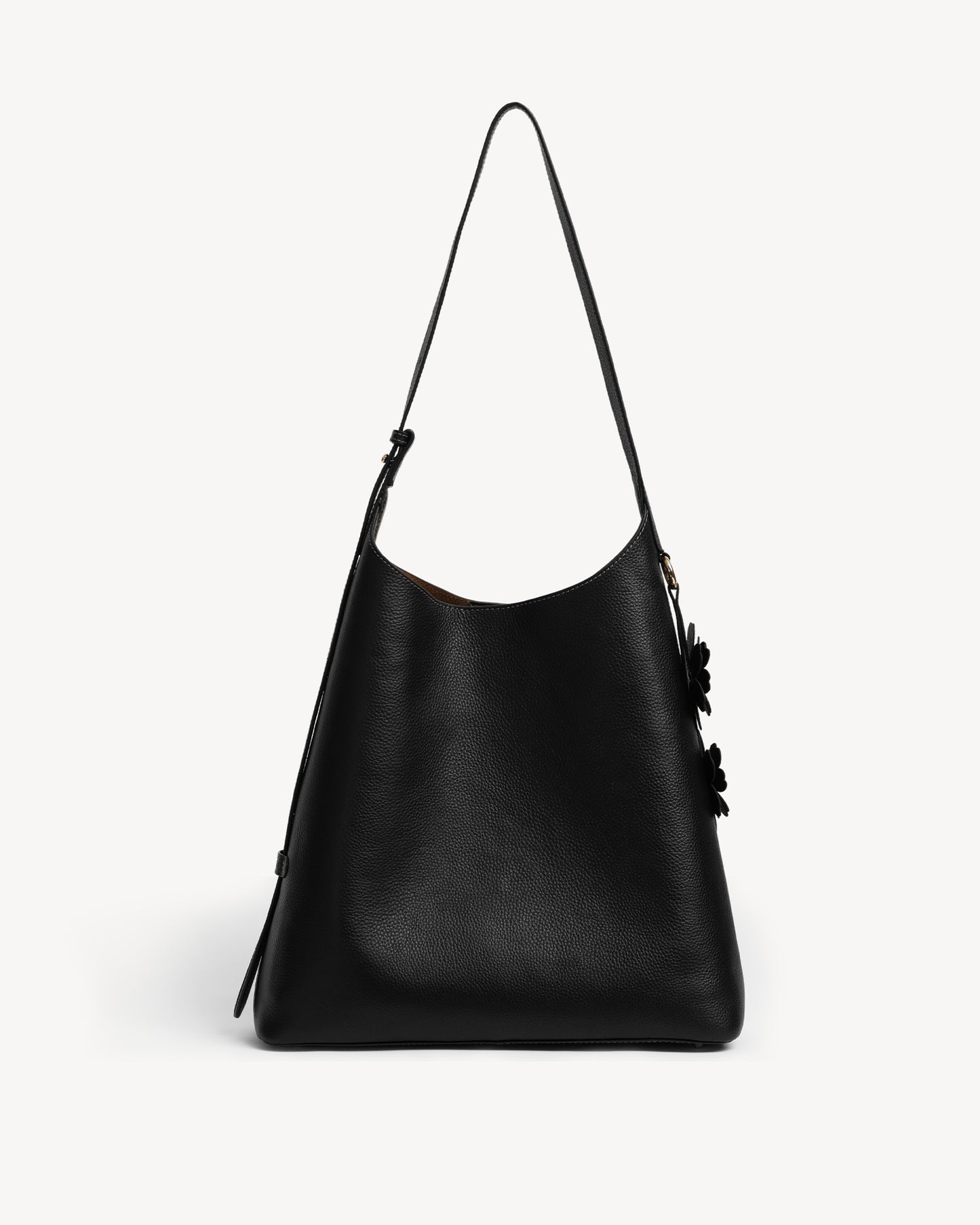 Daphne Large Bucket Tote - Black