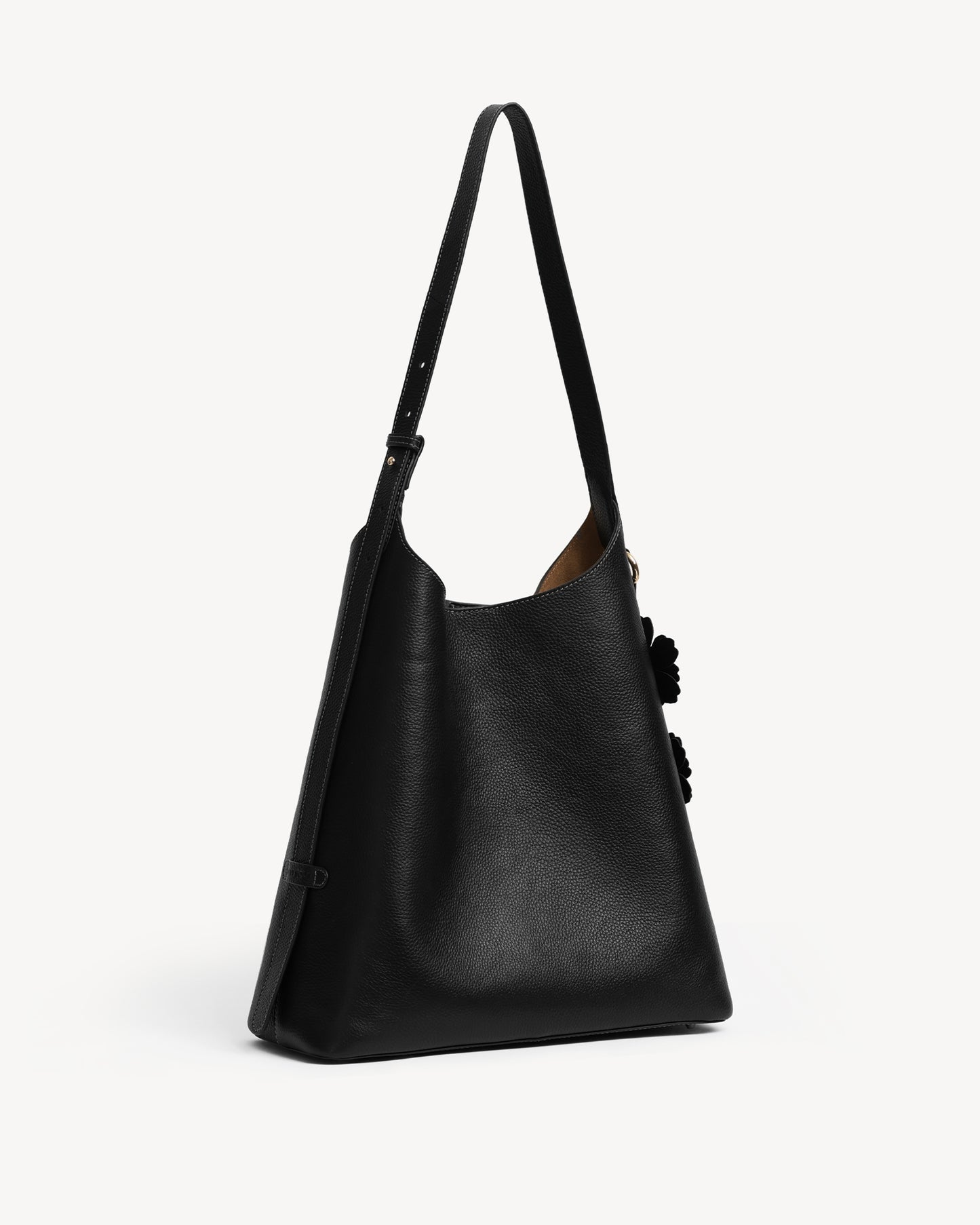Daphne Large Bucket Tote - Black