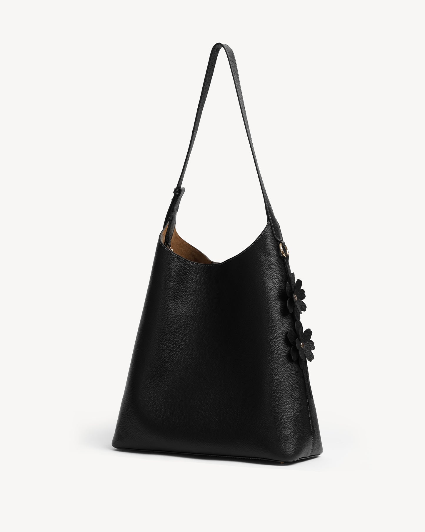 Daphne Large Bucket Tote - Black