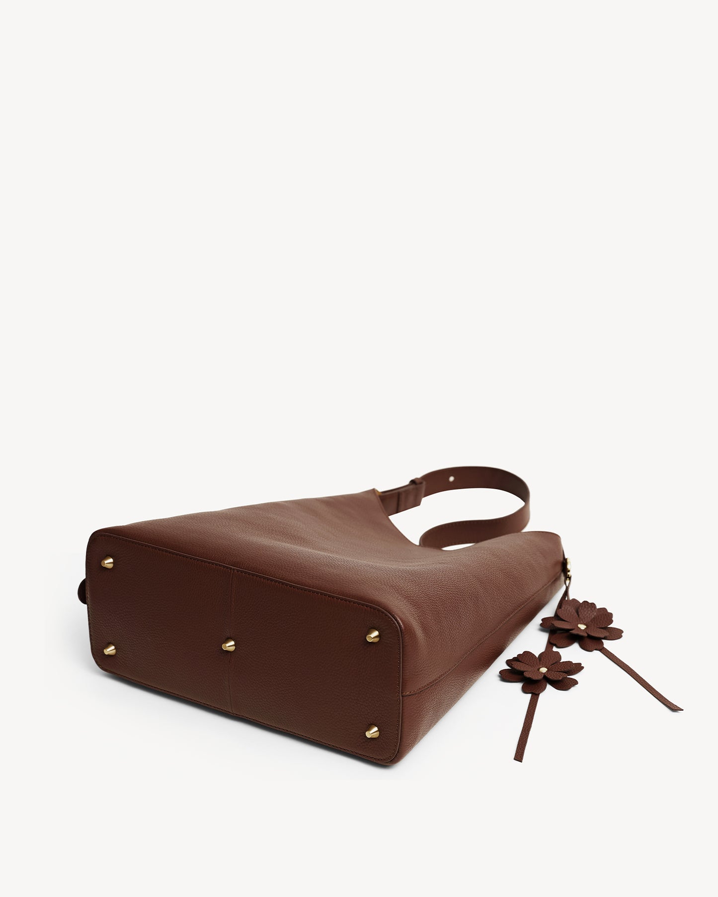 Daphne Large Bucket Tote - Brown